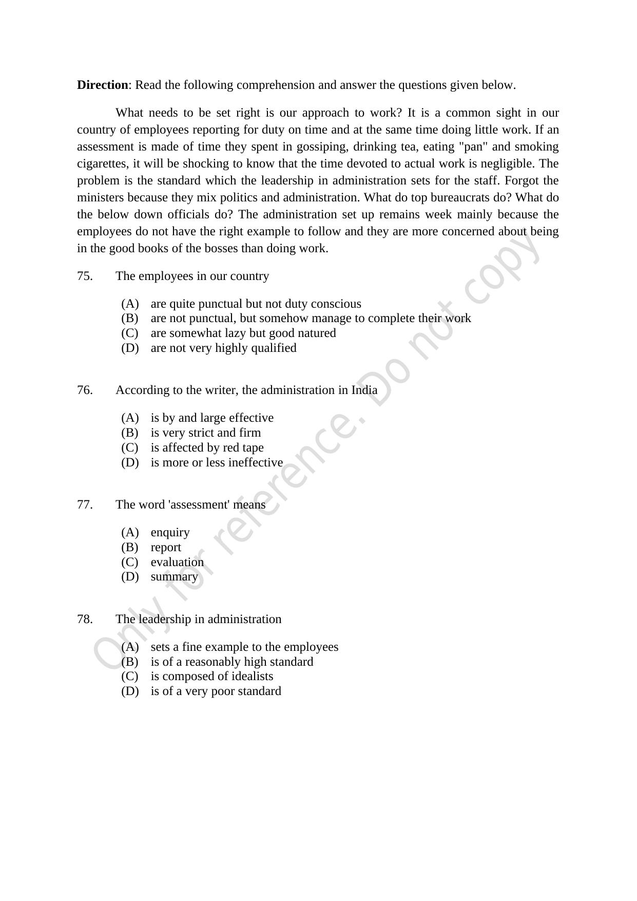 CUSAT CAT 2021 M.Voc Mobile Phone Applications Development Question Paper - Page 17