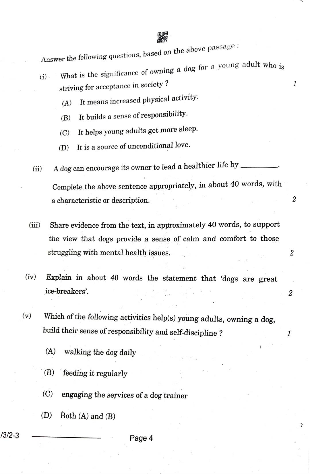 1/3/2 English Core Set 2 2024 Question Paper - Page 4