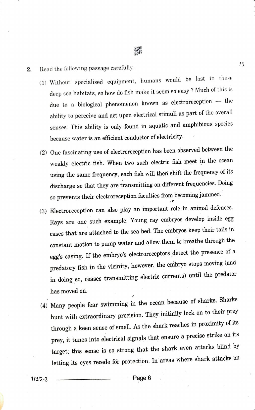 1/3/2 English Core Set 2 2024 Question Paper - Page 6