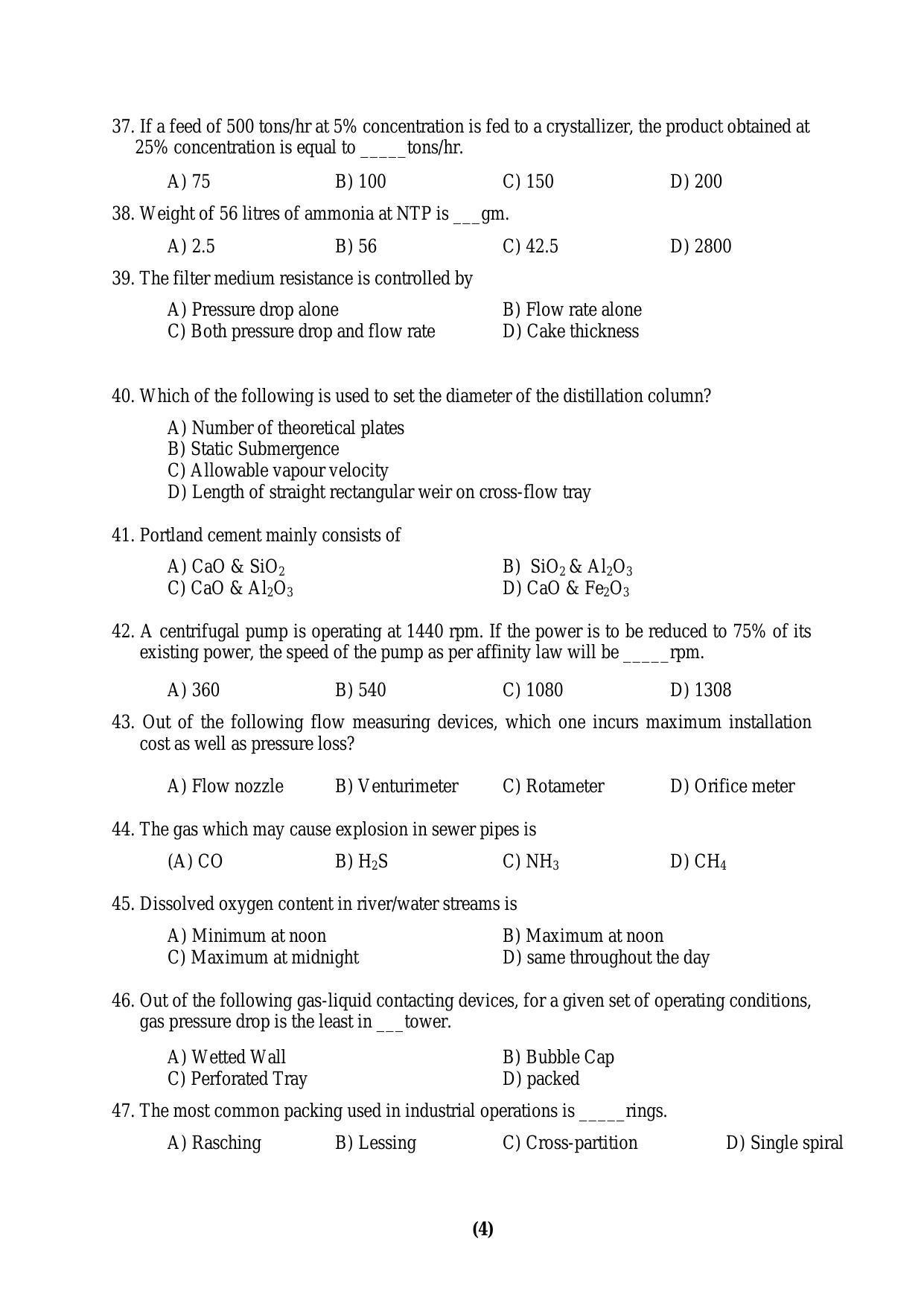 PU MPET Biotechnology Engineering 2016 Question Paper - Page 10