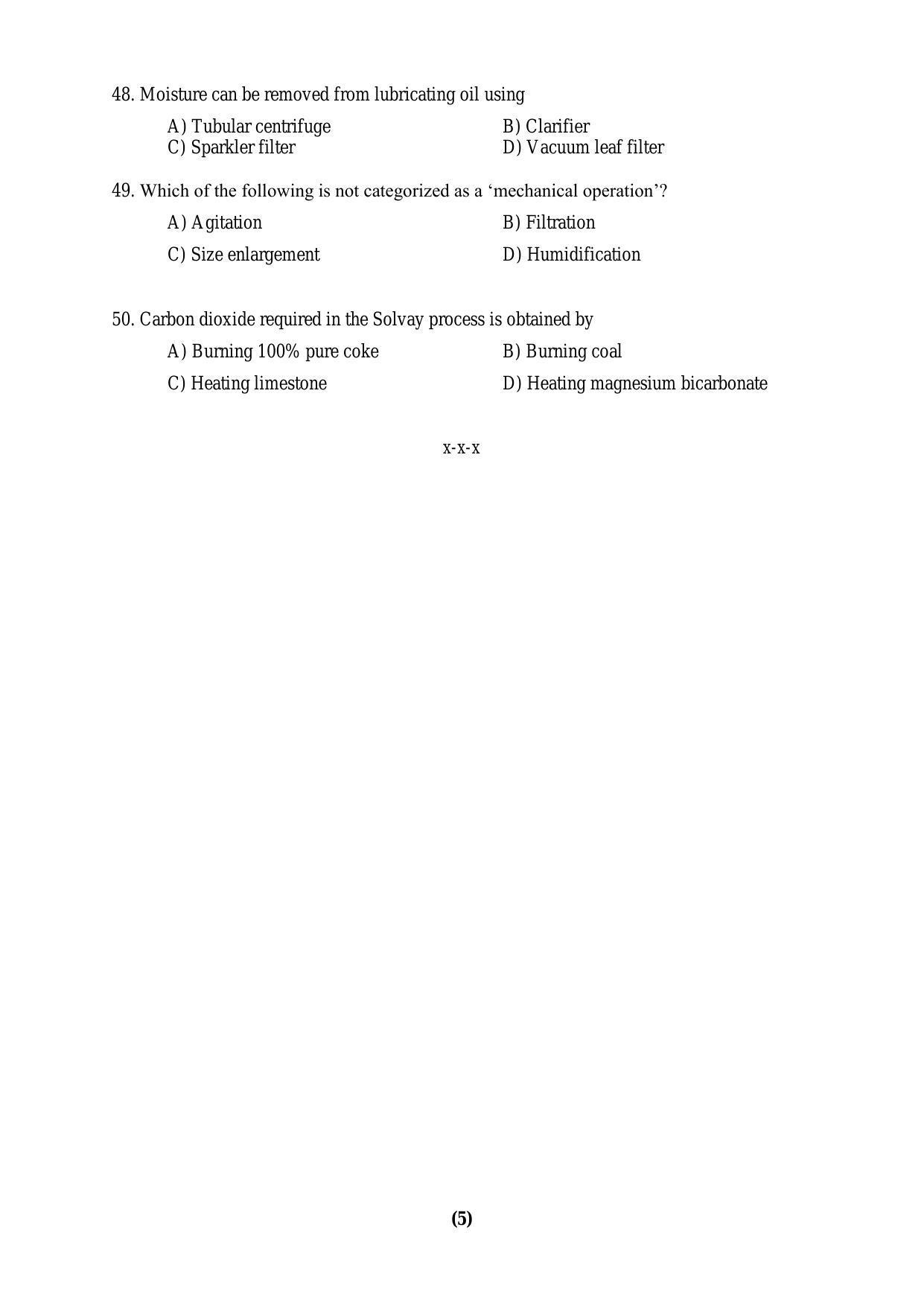 PU MPET Biotechnology Engineering 2016 Question Paper - Page 11