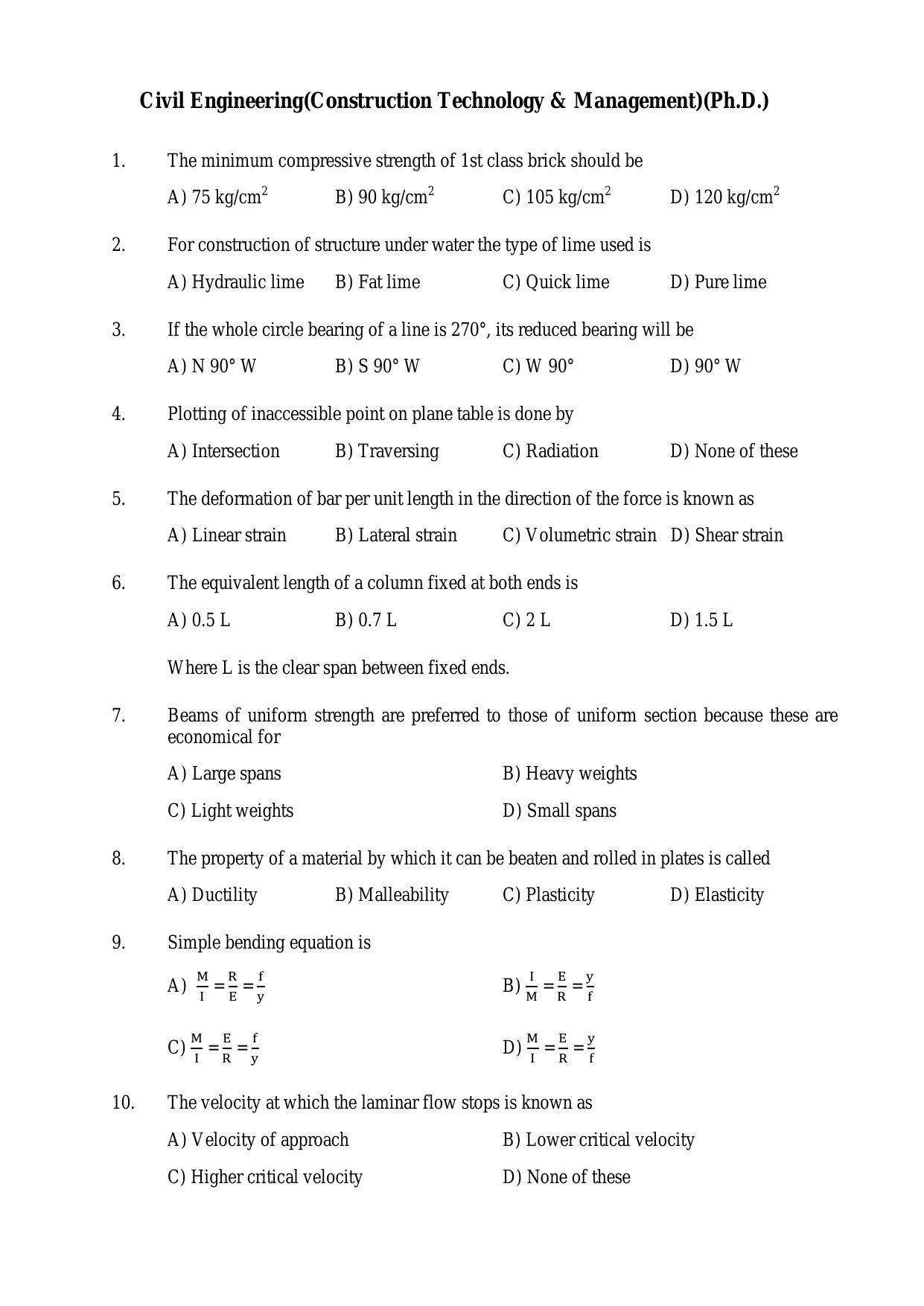 PU MPET Biotechnology Engineering 2016 Question Paper - Page 12