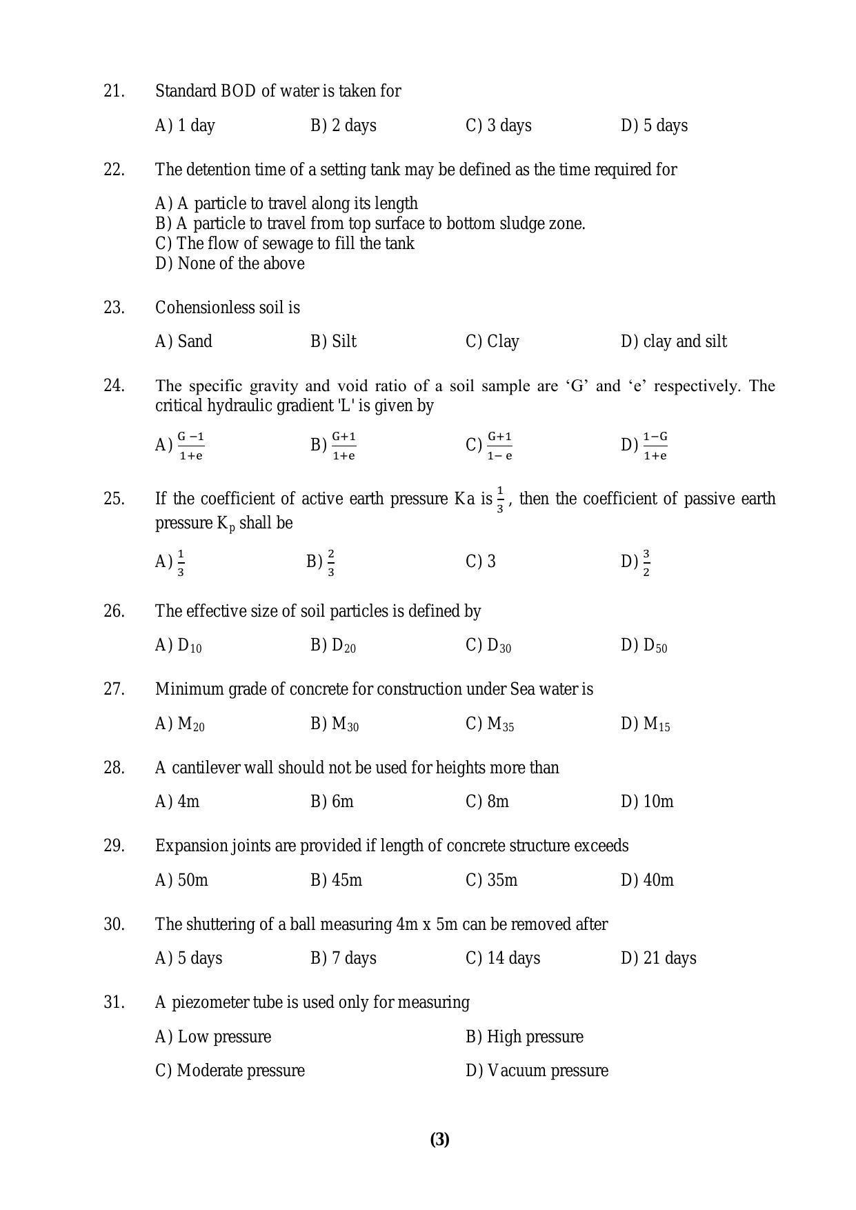 PU MPET Biotechnology Engineering 2016 Question Paper - Page 14