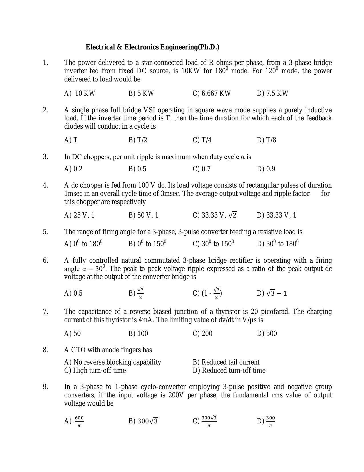 PU MPET Biotechnology Engineering 2016 Question Paper - Page 24