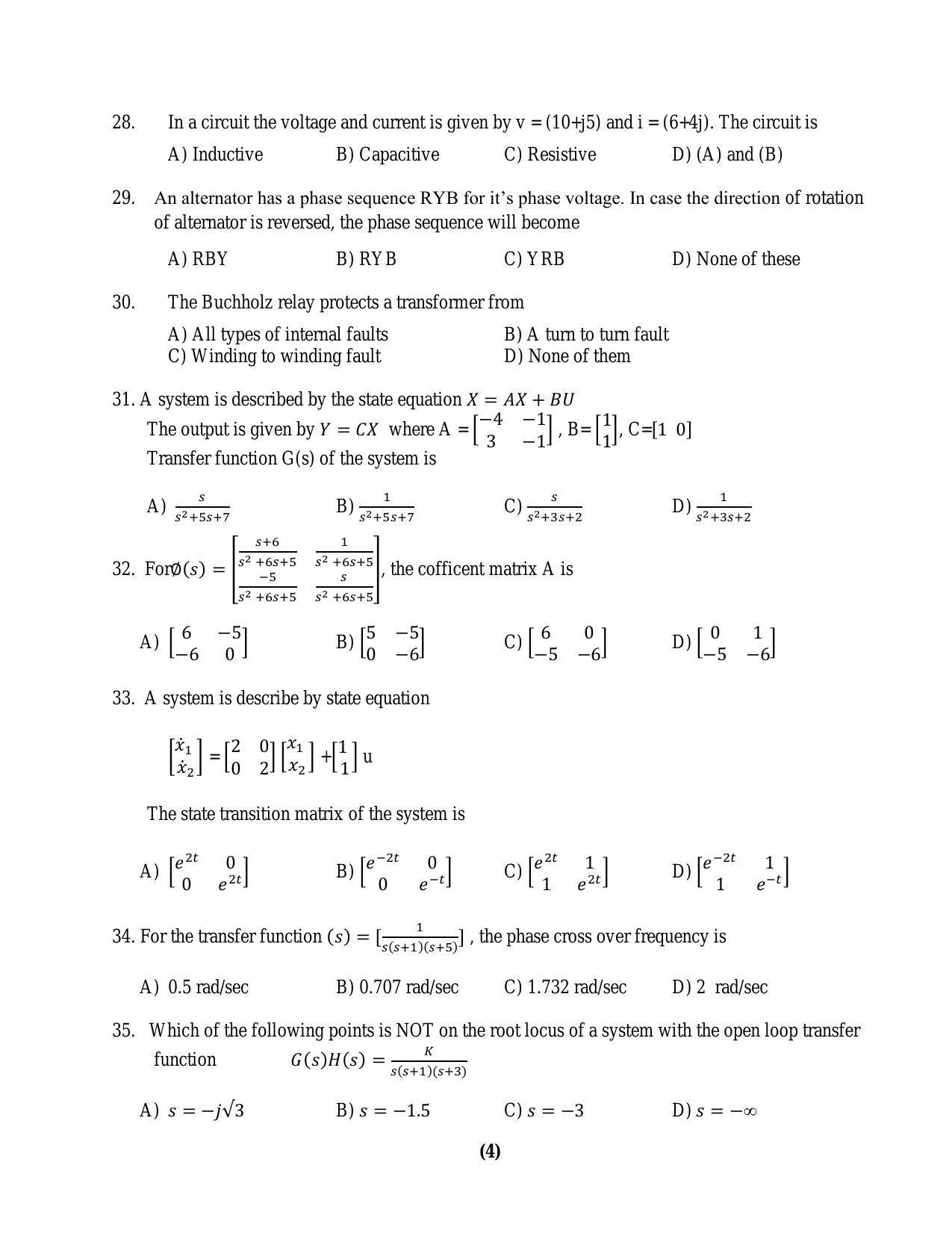 PU MPET Biotechnology Engineering 2016 Question Paper - Page 27