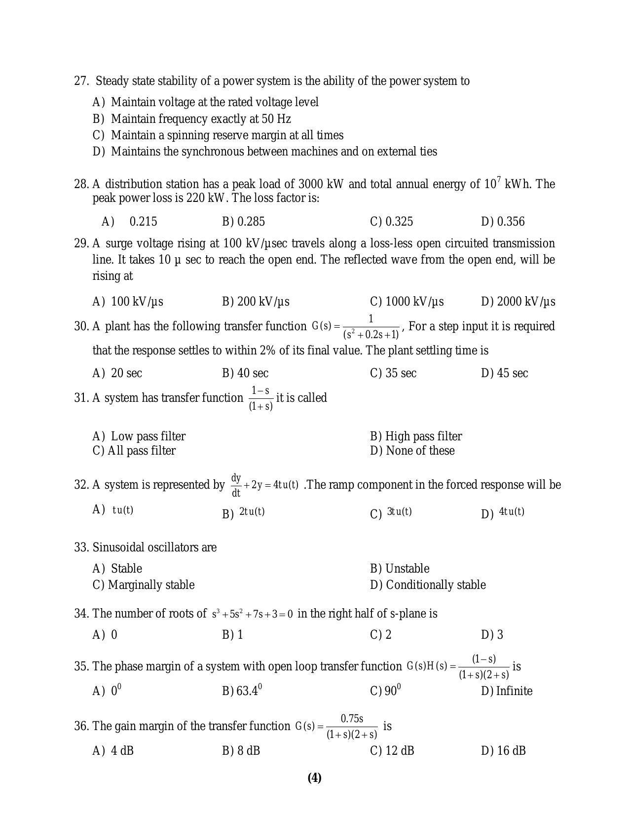 PU MPET Biotechnology Engineering 2016 Question Paper - Page 34