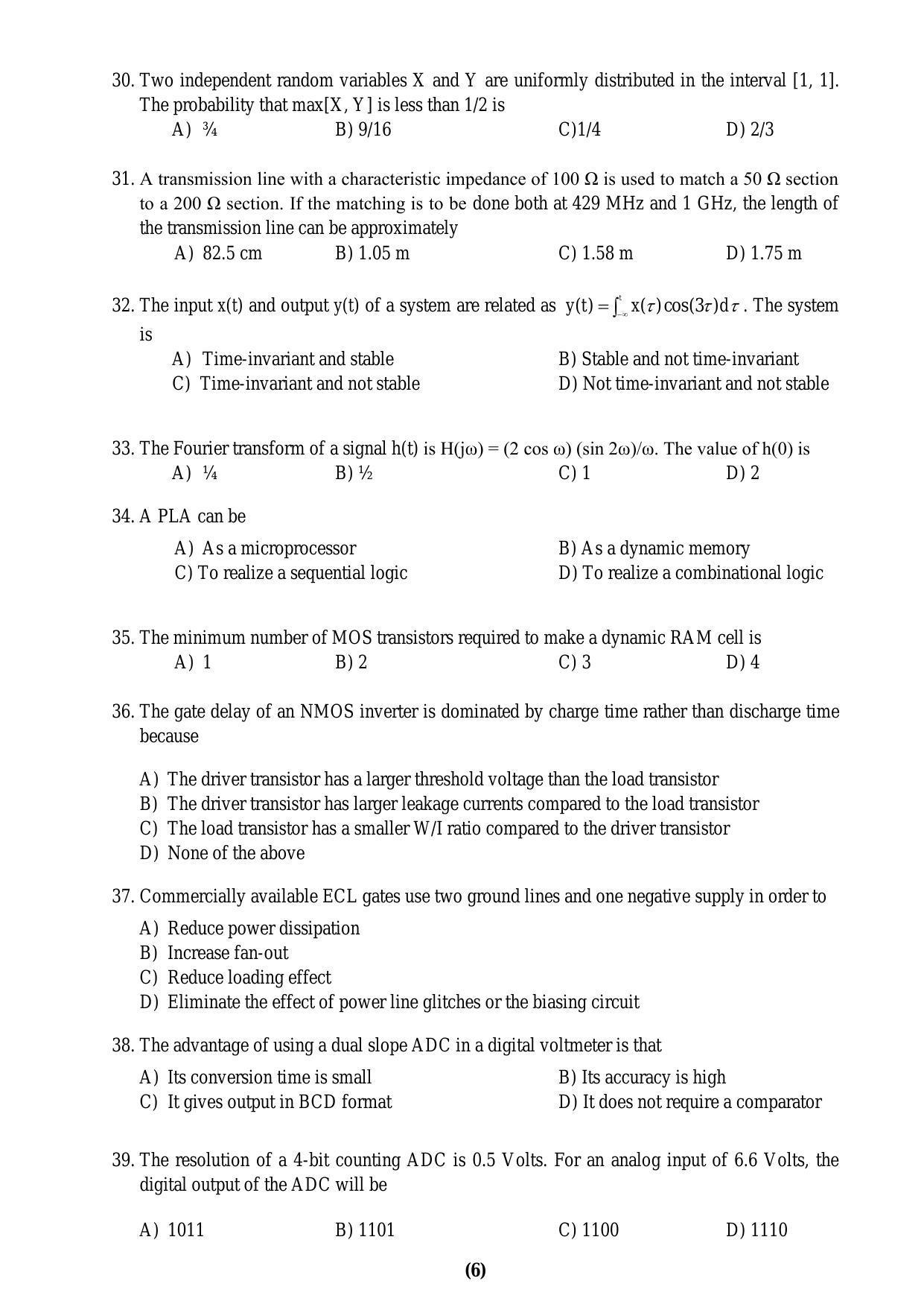 PU MPET Biotechnology Engineering 2016 Question Paper - Page 42