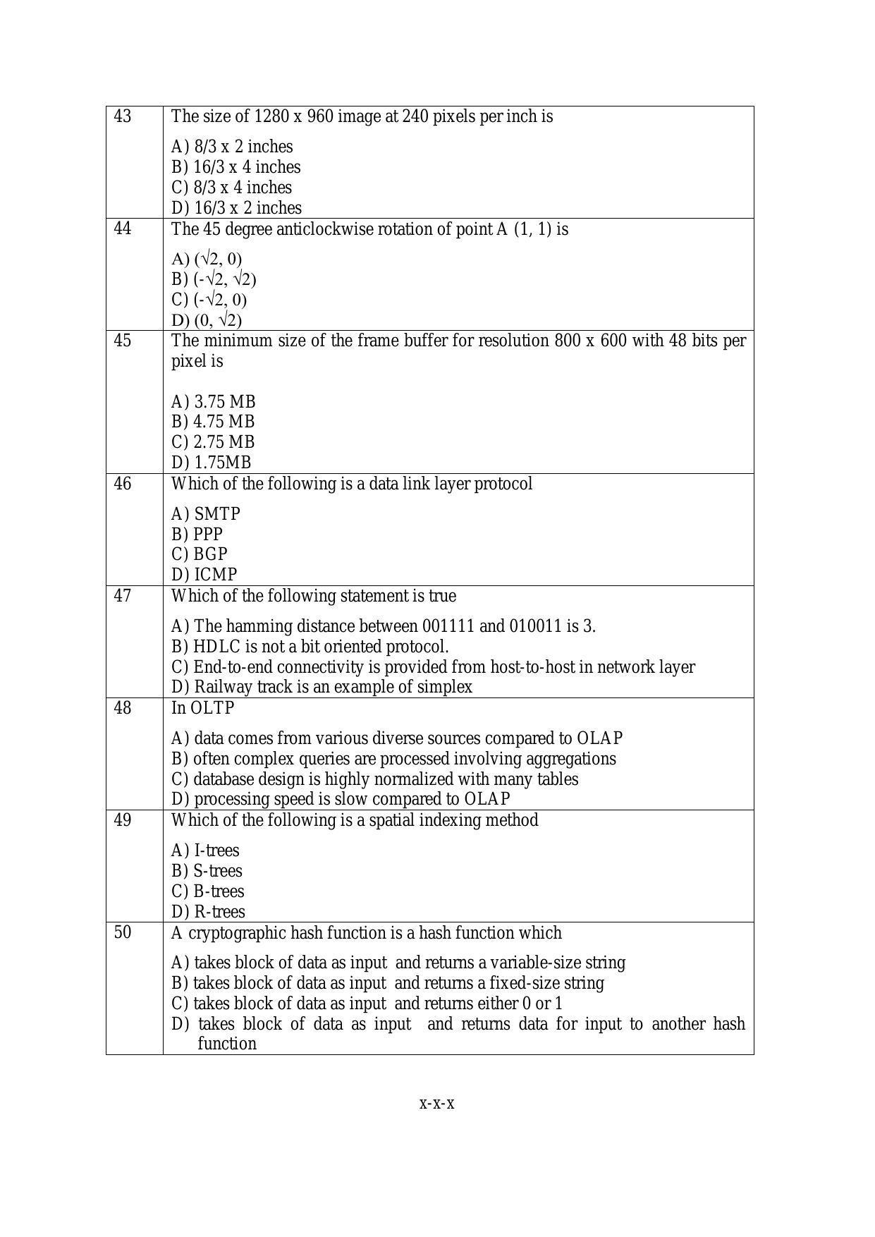 PU MPET Biotechnology Engineering 2016 Question Paper - Page 50