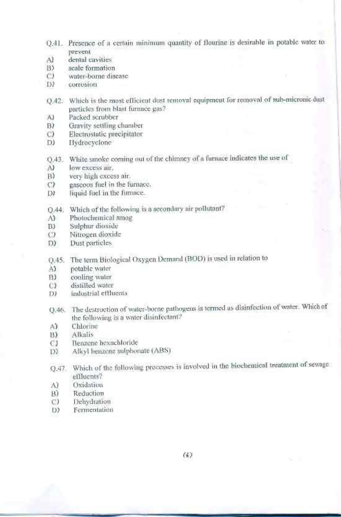 PU MPET Biotechnology Engineering 2016 Question Paper - Page 76