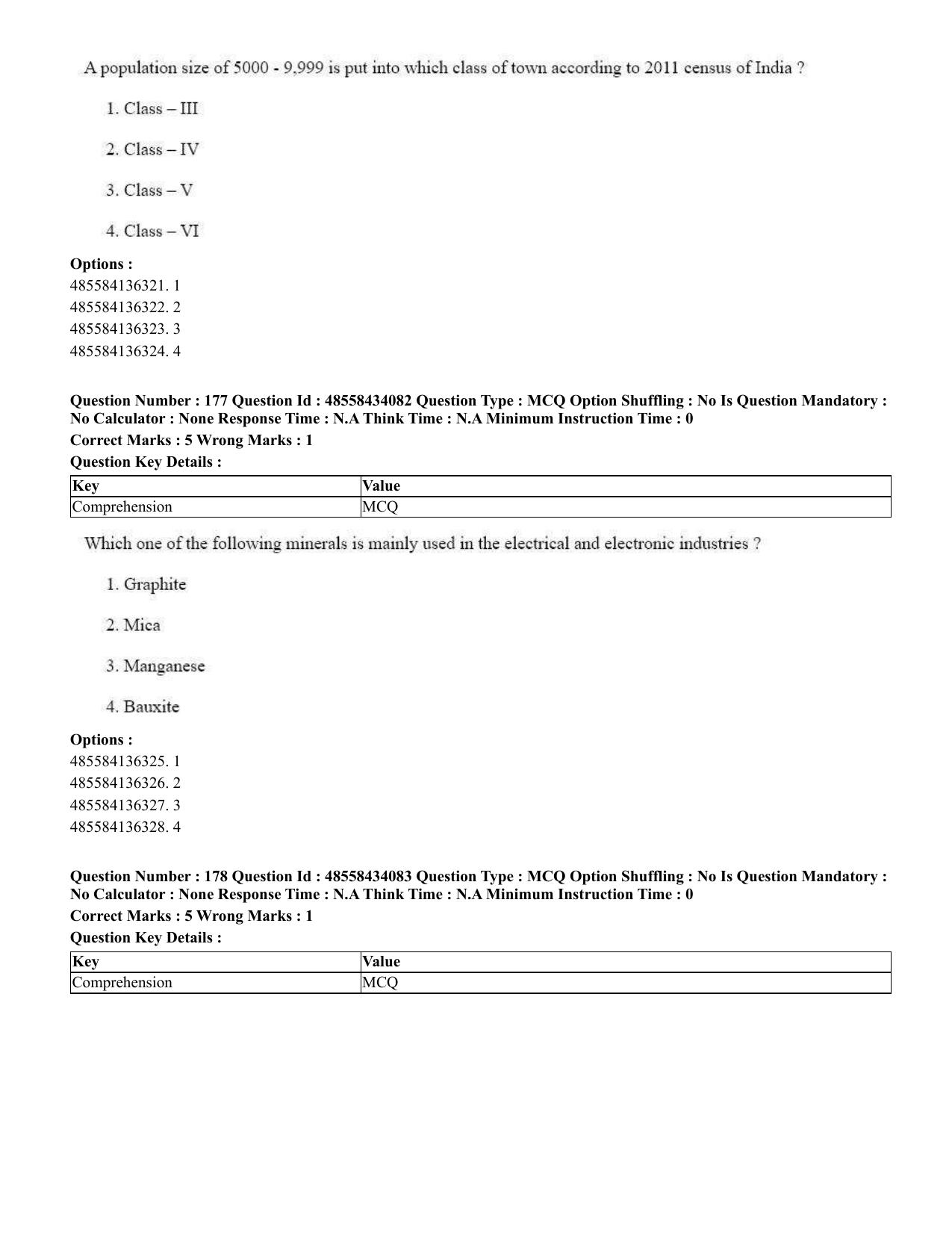 CUET 2023 English Urdu Shift 3 Question Paper - 18 June 2023 - Page 180