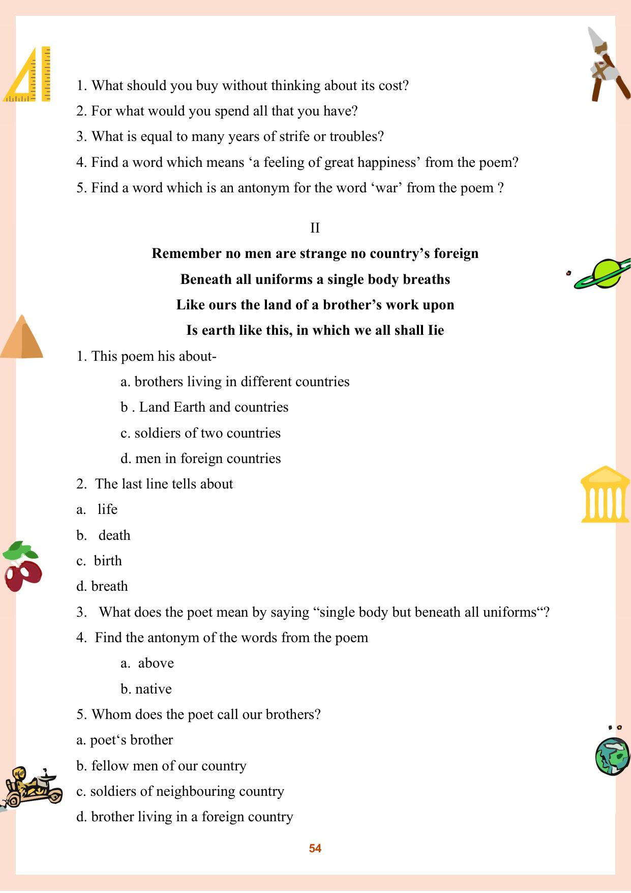 CGBSE Board Class 9 Question Bank - Page 55