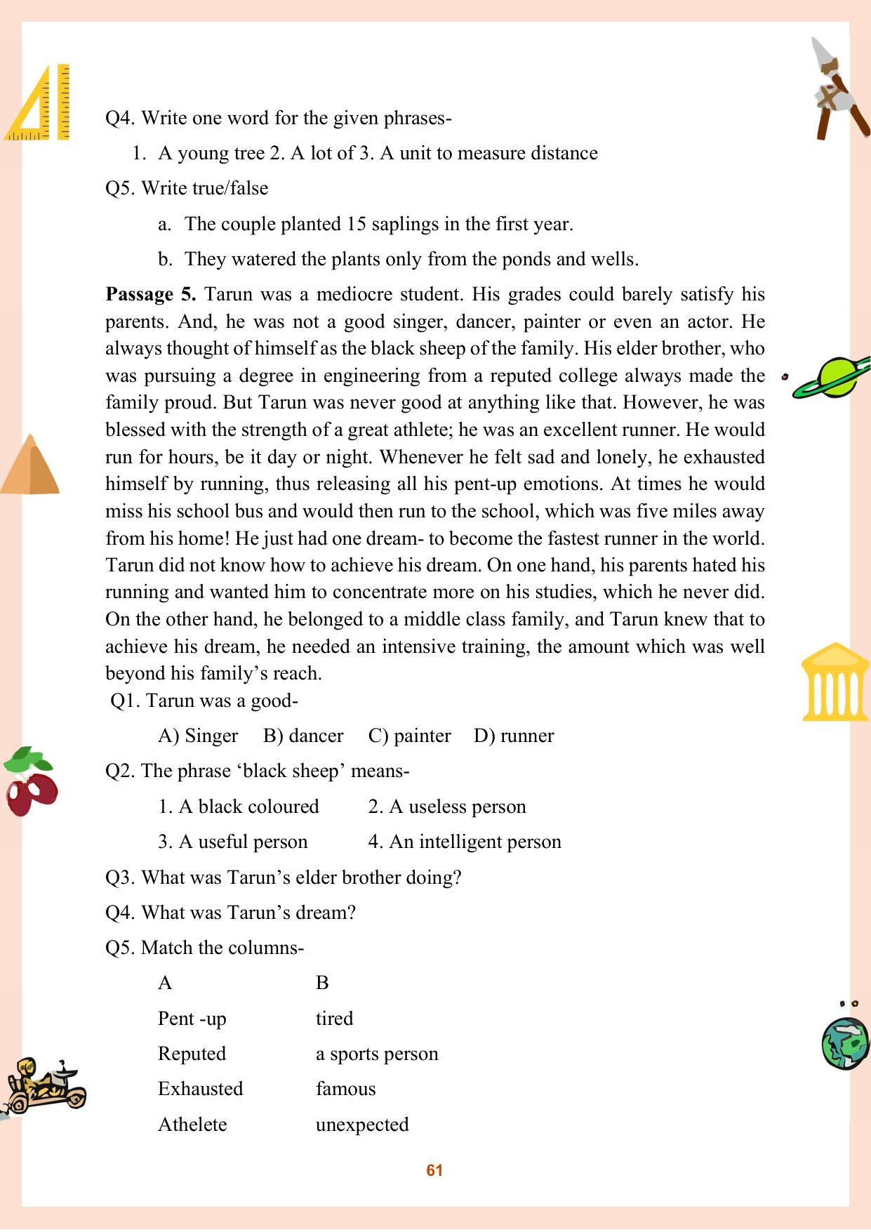 CGBSE Board Class 9 Question Bank - Page 62