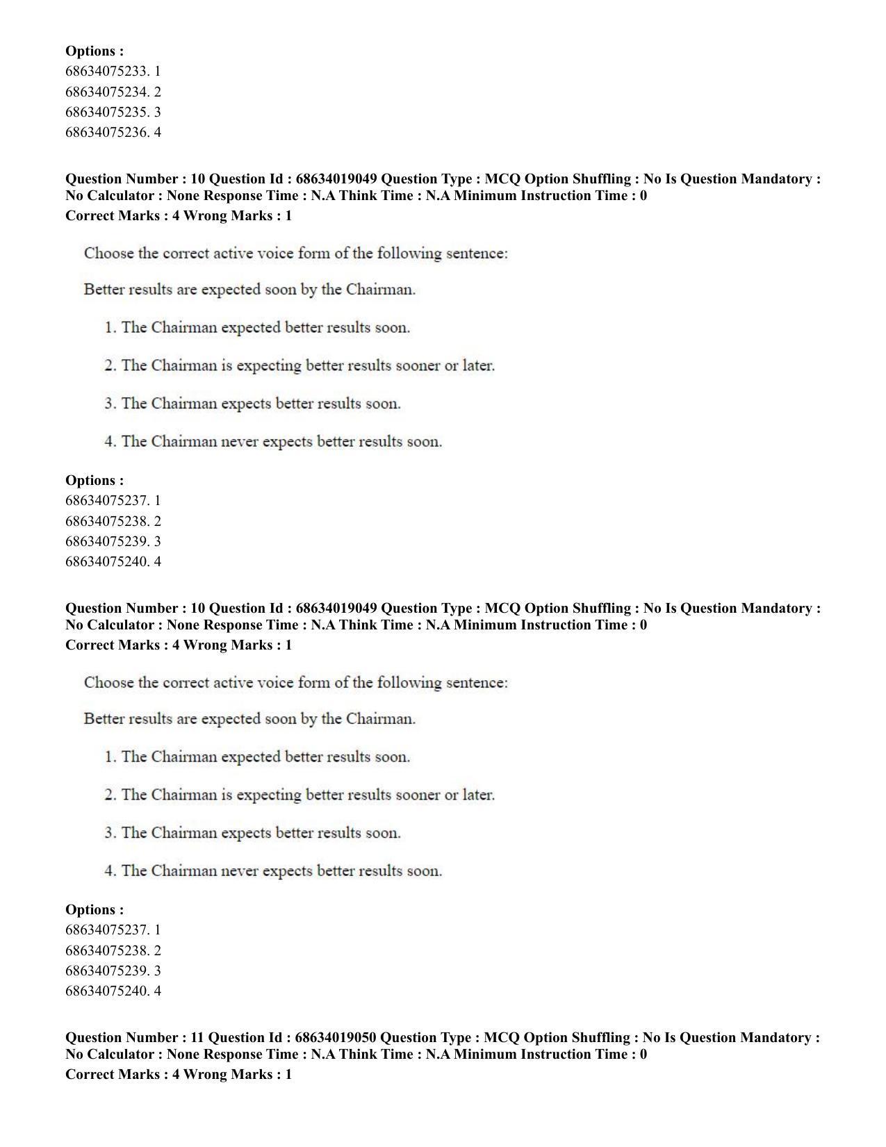 CUET PG 2023: COQP02 – Applied Geography and Geoinformatics(ENG) - Shift 2 (13-06-2023) Question Paper  - Page 11