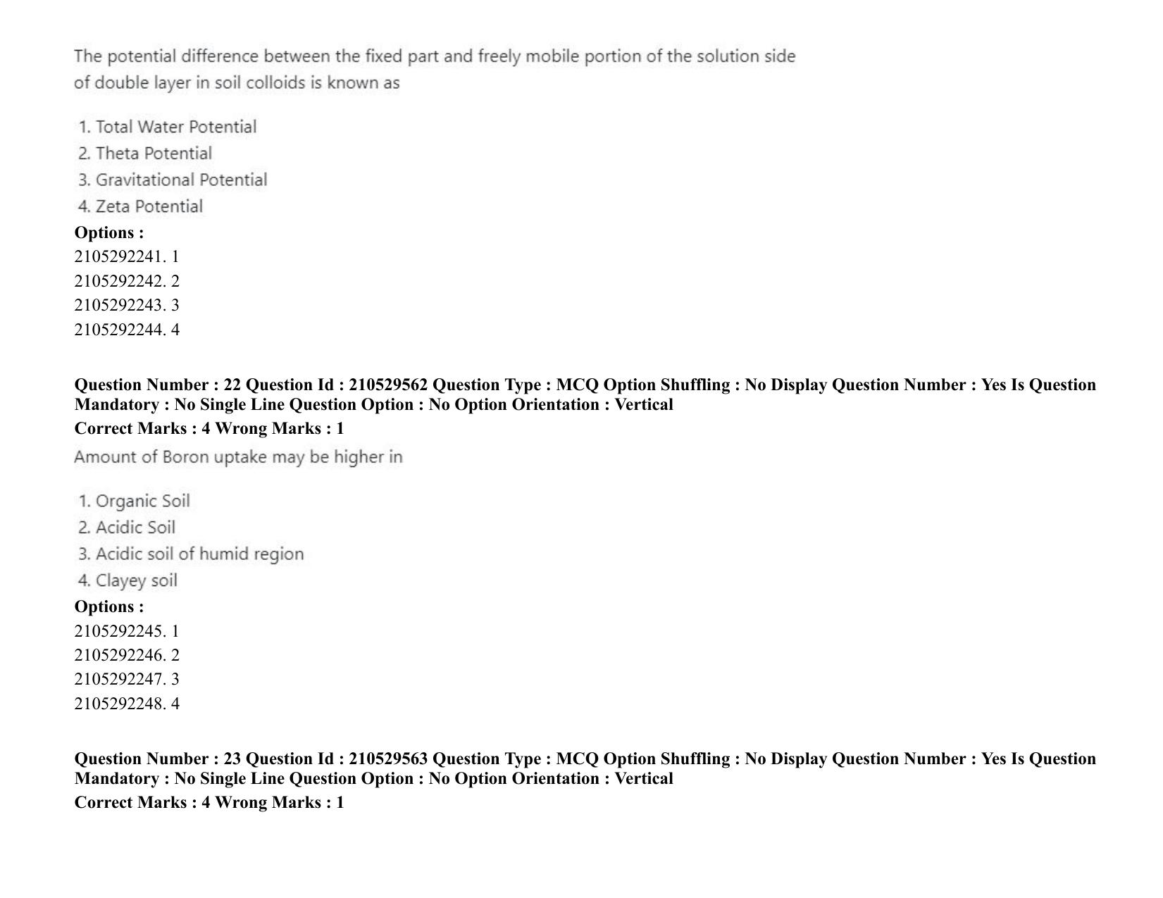 ICAR AIEEA PG 2020 PHYSICAL SCIENCES Question Paper - Page 13