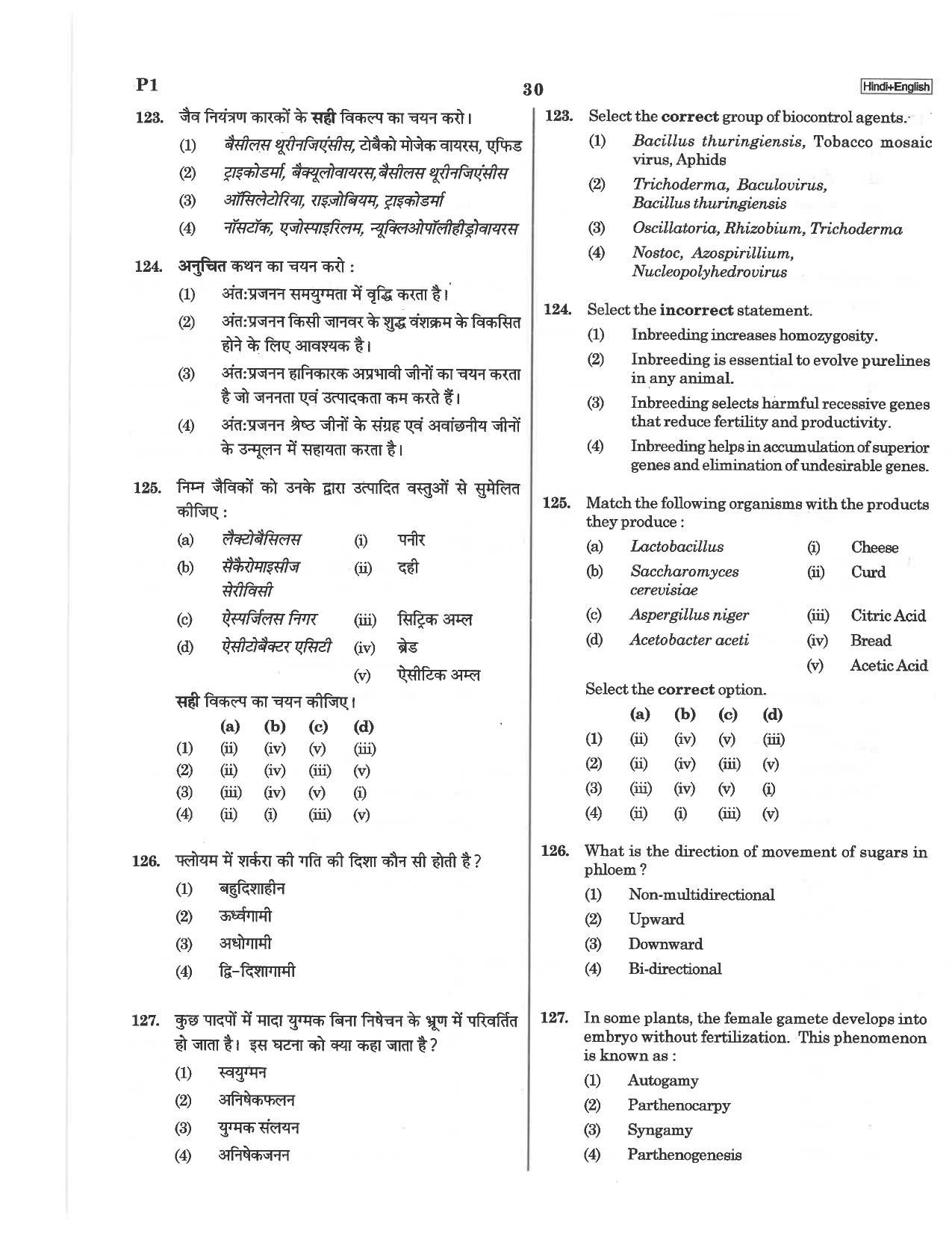 NEET P1 2019 Question Paper - Page 30