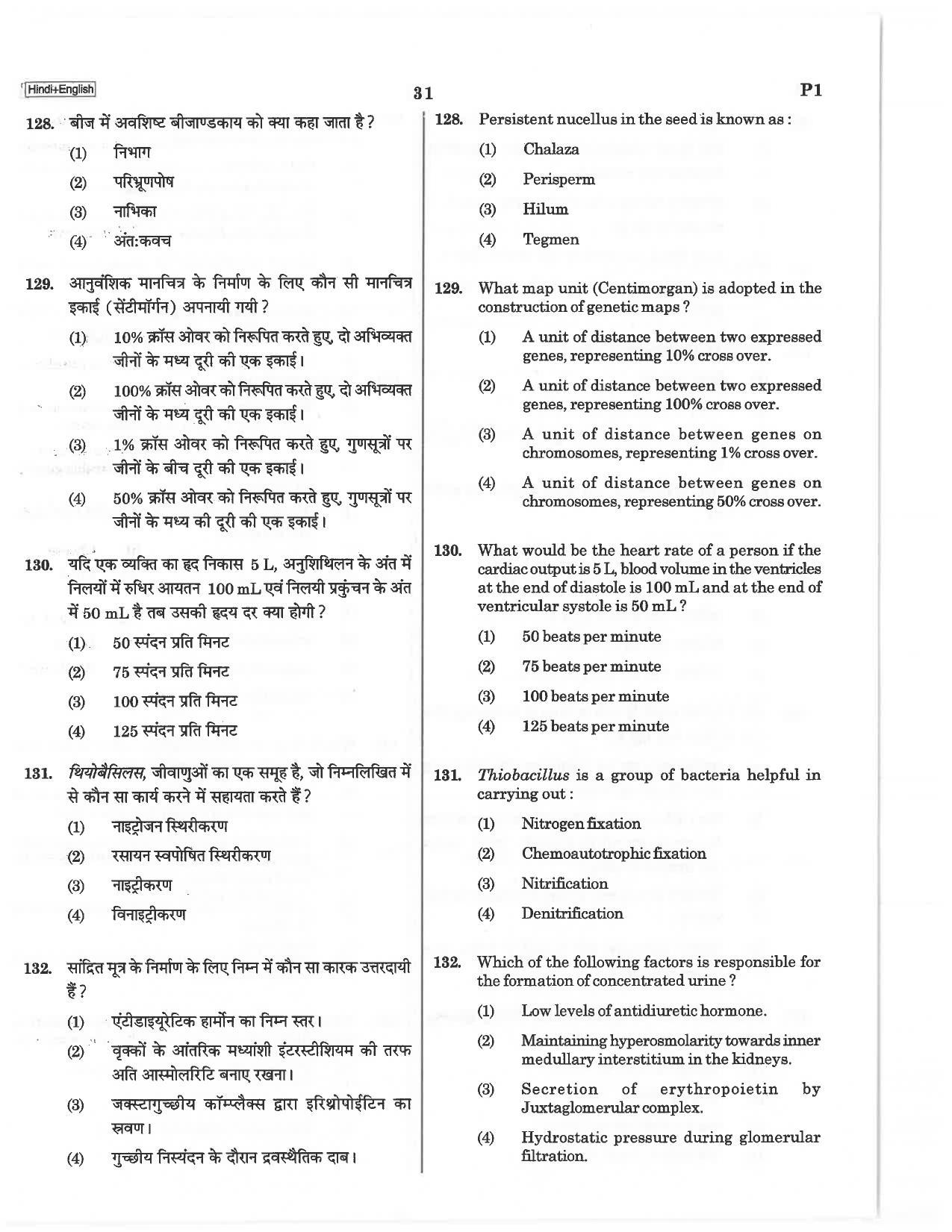 NEET P1 2019 Question Paper - Page 31