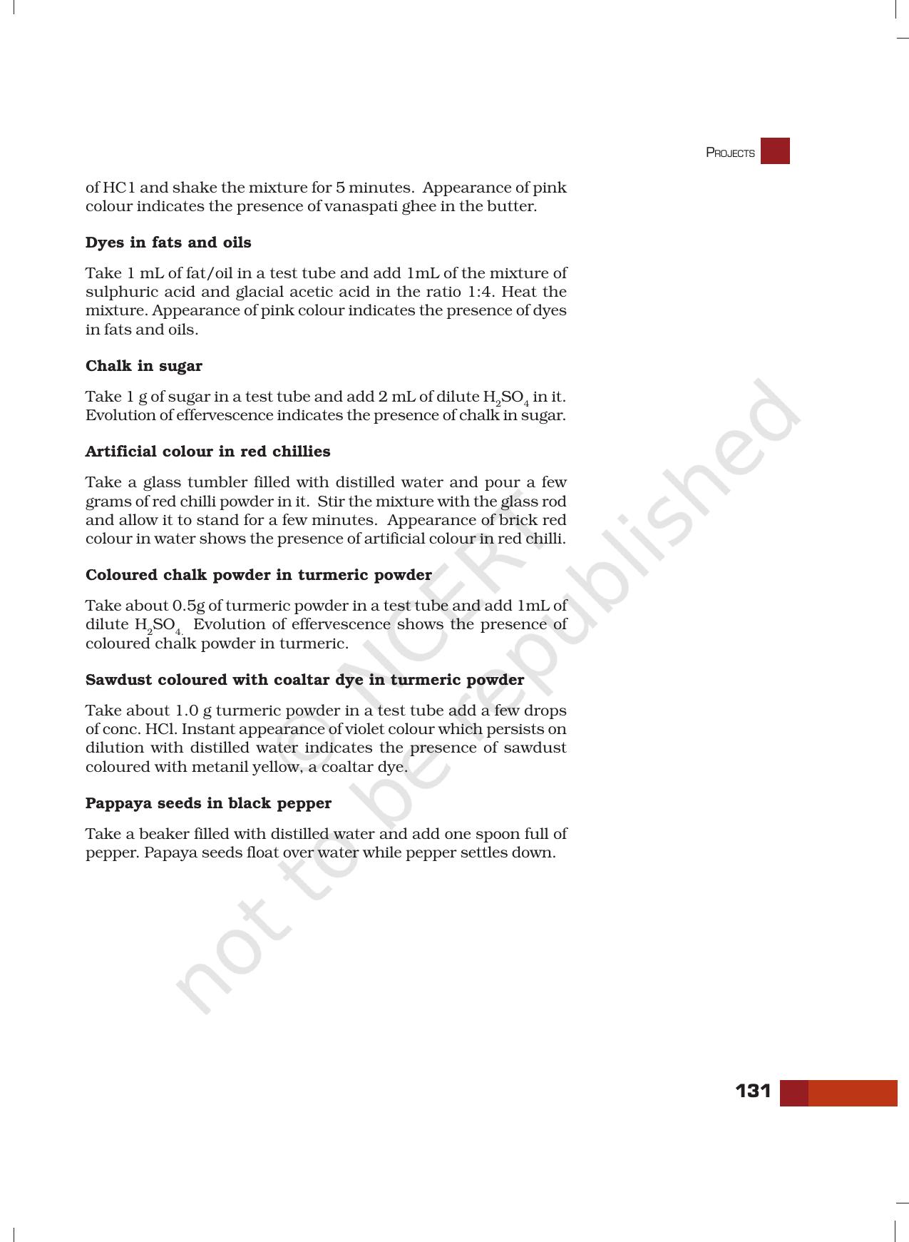 NCERT Laboratory Manuals for Class XII Chemistry - Projects - Page 7
