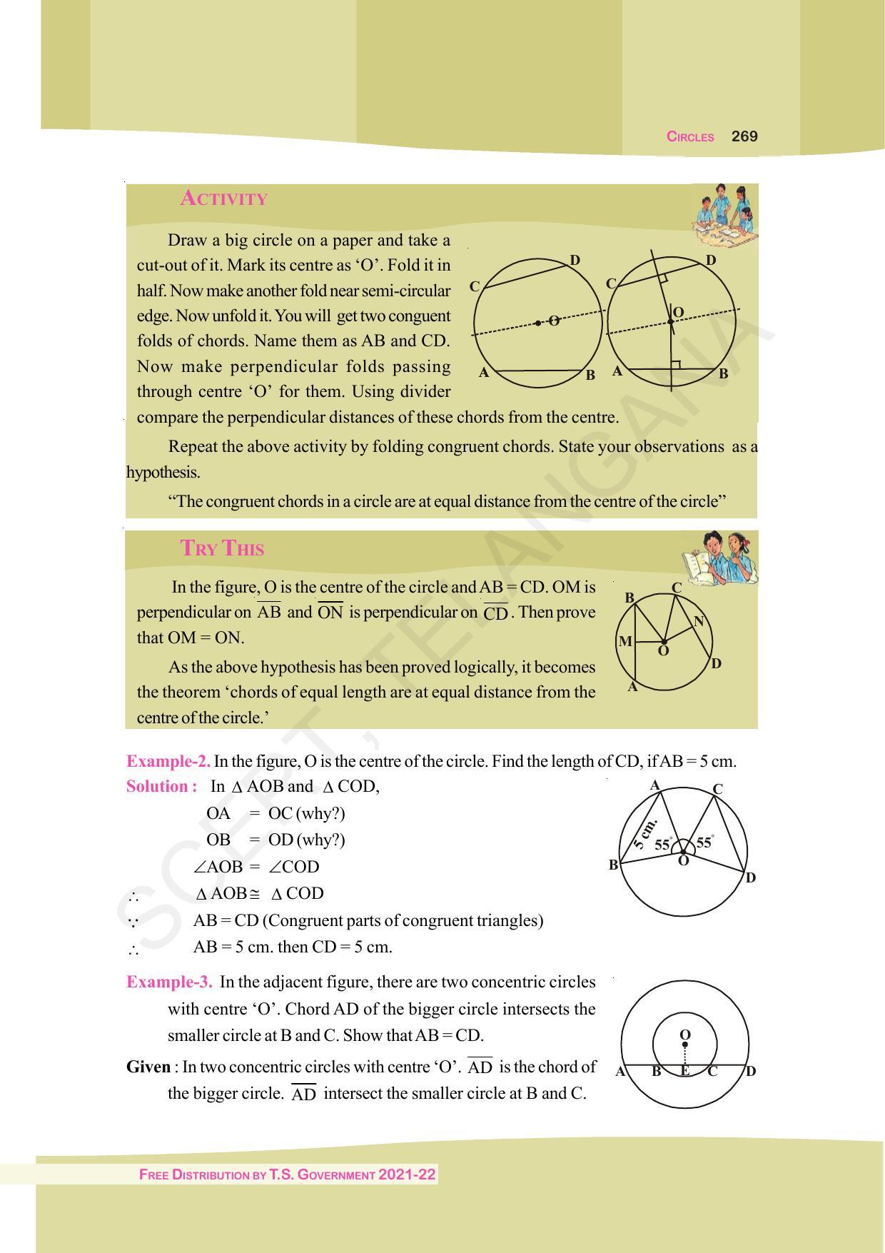 TS SCERT Class 9 Maths (English Medium) Text Book - Page 194