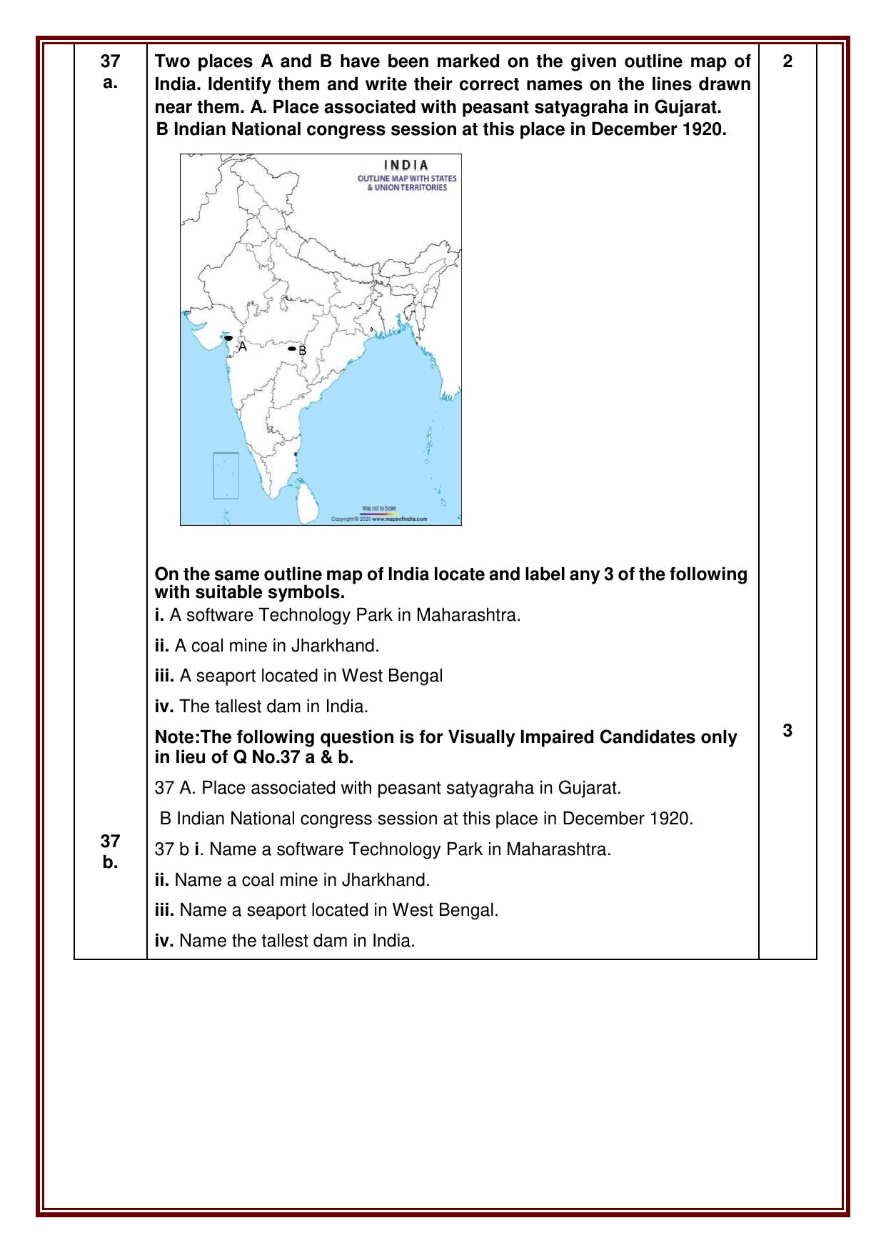 CBSE Class 10 Social Science Set 2 Practice Questions 2023-24 - Page 12