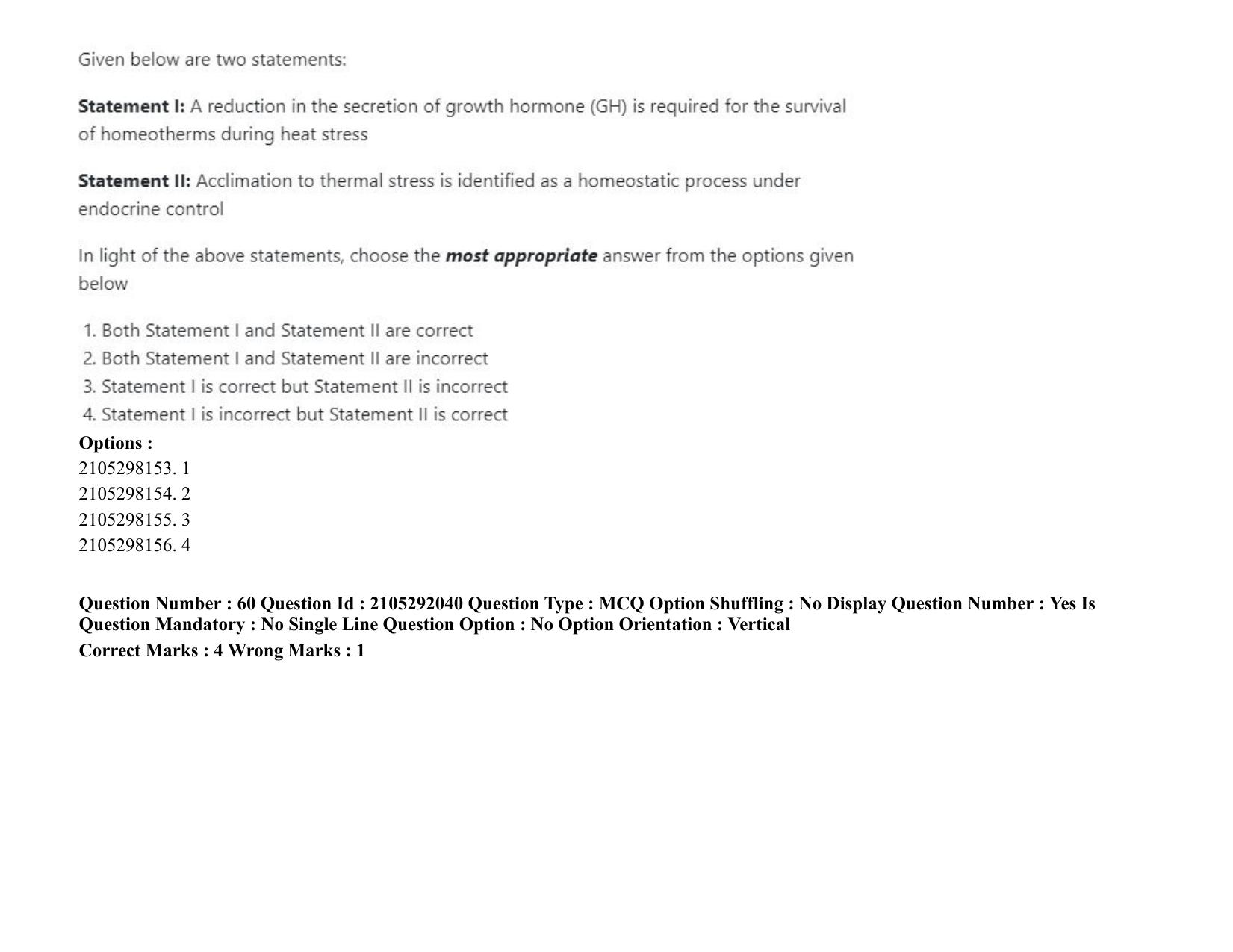 ICAR AIEEA PG 2020 ANIMAL SCIENCE Question Paper - Page 36