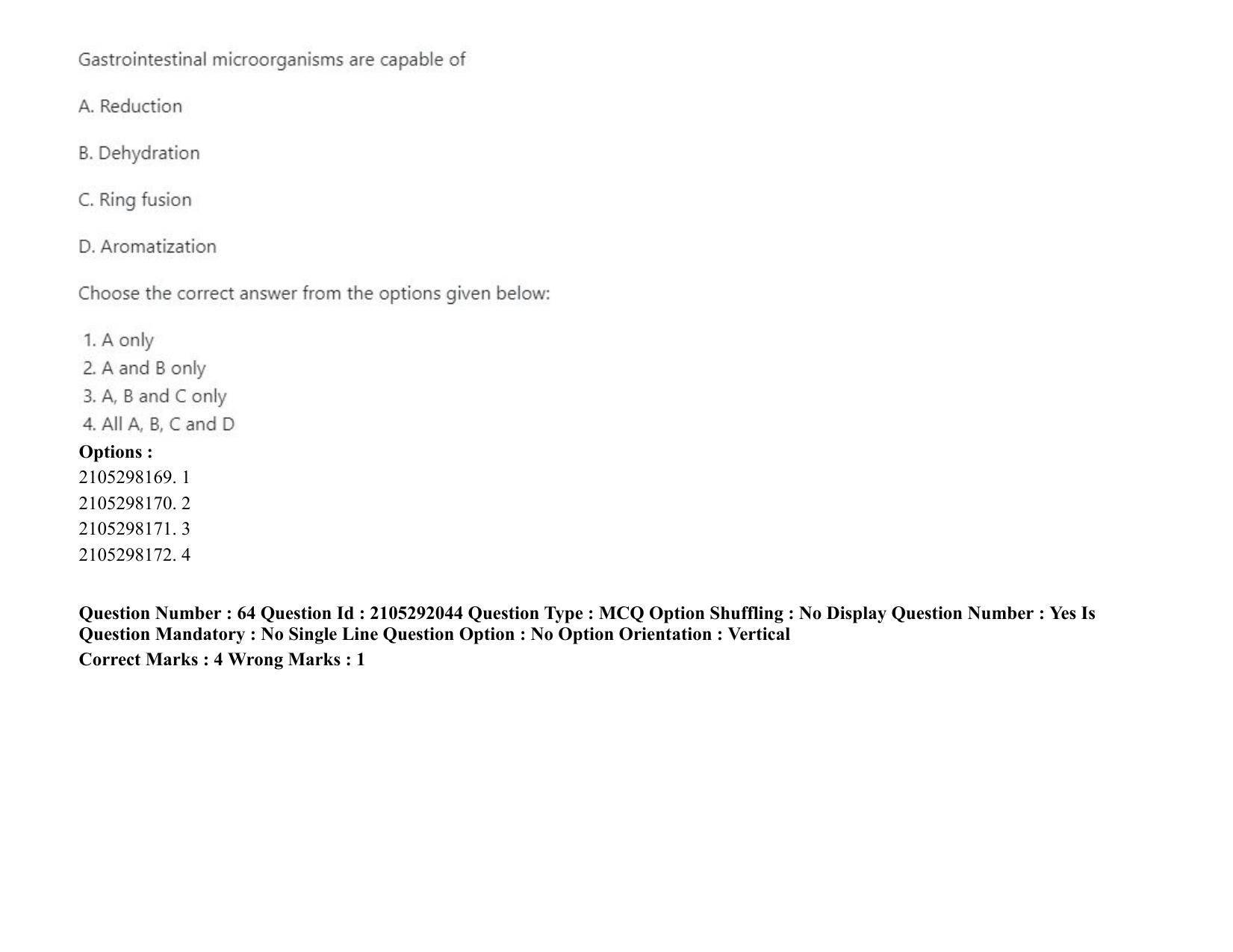 ICAR AIEEA PG 2020 ANIMAL SCIENCE Question Paper - Page 40