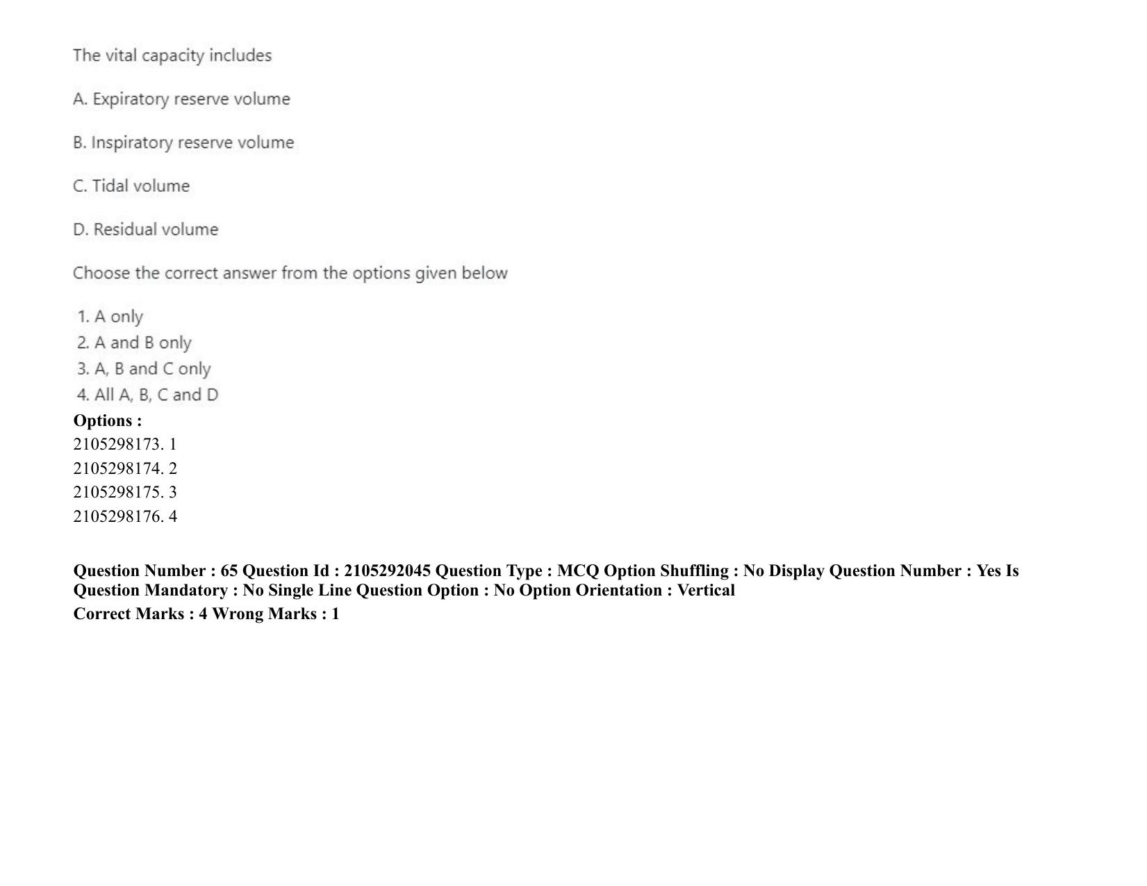 ICAR AIEEA PG 2020 ANIMAL SCIENCE Question Paper - Page 41