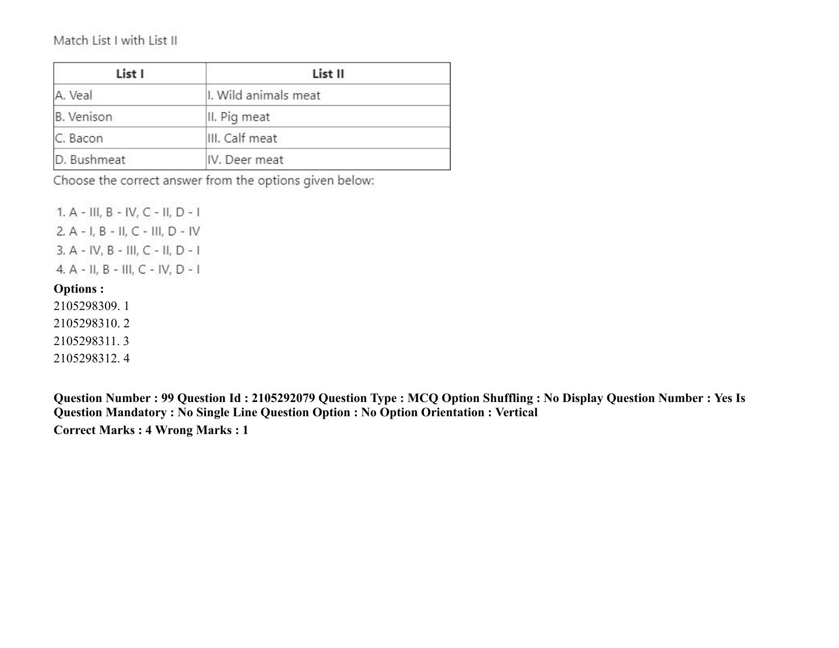 ICAR AIEEA PG 2020 ANIMAL SCIENCE Question Paper - Page 63