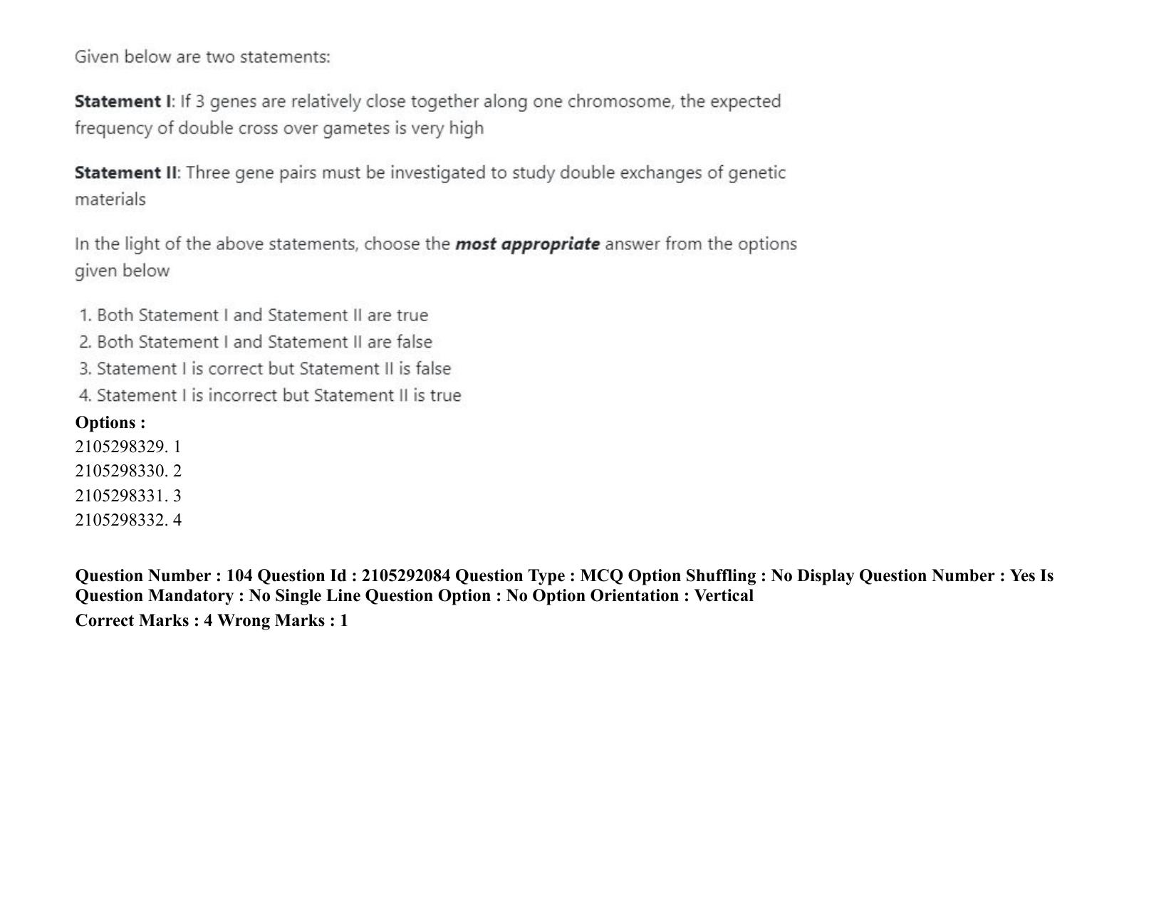 ICAR AIEEA PG 2020 ANIMAL SCIENCE Question Paper - Page 68