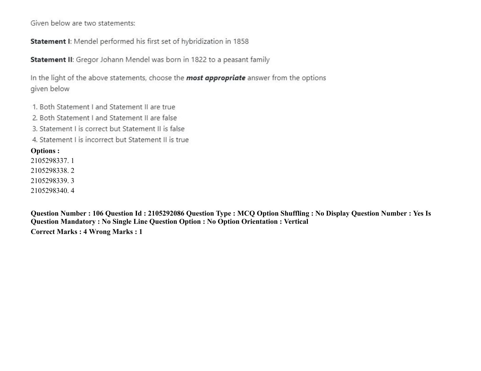 ICAR AIEEA PG 2020 ANIMAL SCIENCE Question Paper - Page 70
