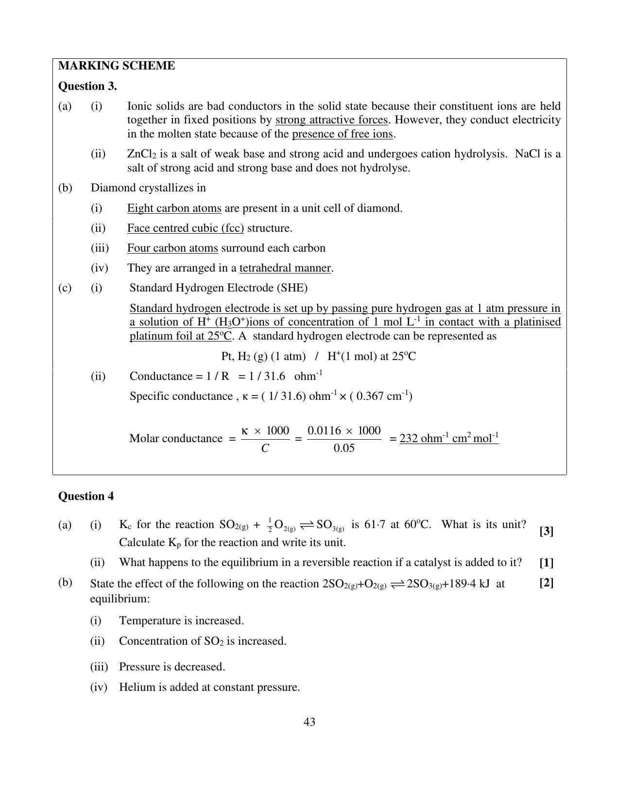 ISC Class 12 2014 Chemistry Paper I Question Paper Solutions - Page 13