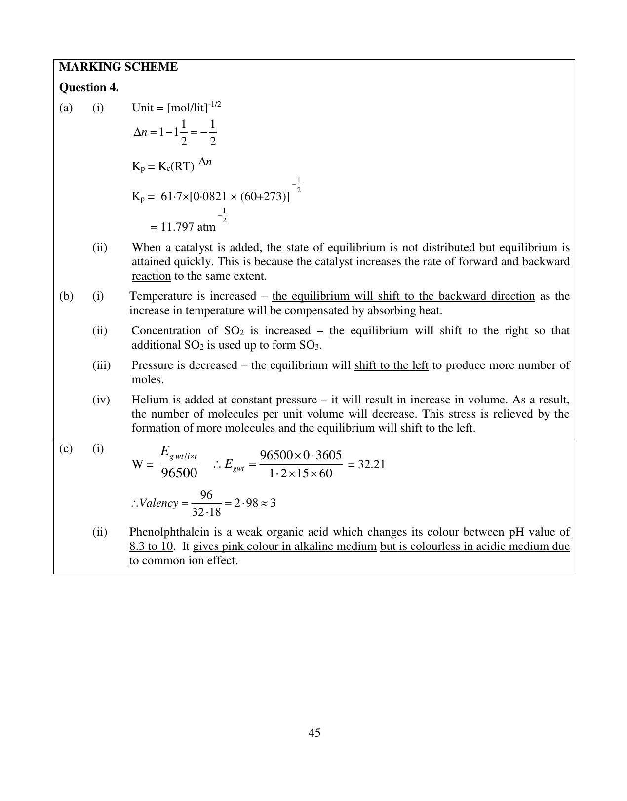 ISC Class 12 2014 Chemistry Paper I Question Paper Solutions - Page 15