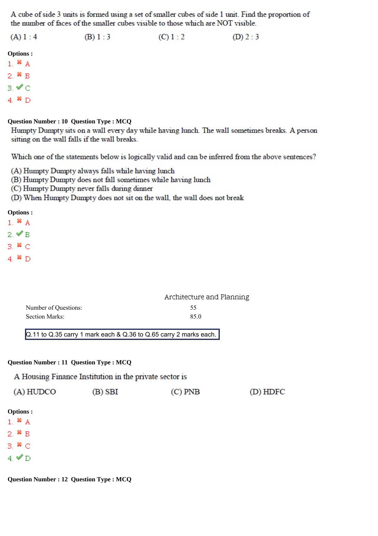 GATE 2015 Architecture and Planning (AR) Question Paper with Answer Key - Page 4