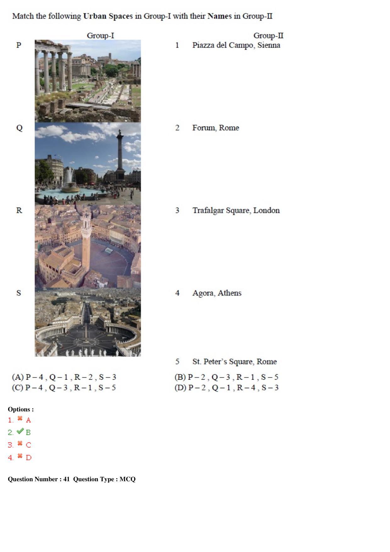 GATE 2015 Architecture and Planning (AR) Question Paper with Answer Key - Page 14