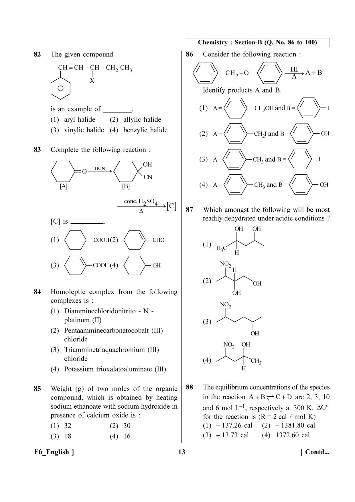 NEET 2023 F6 Question Paper - Page 13