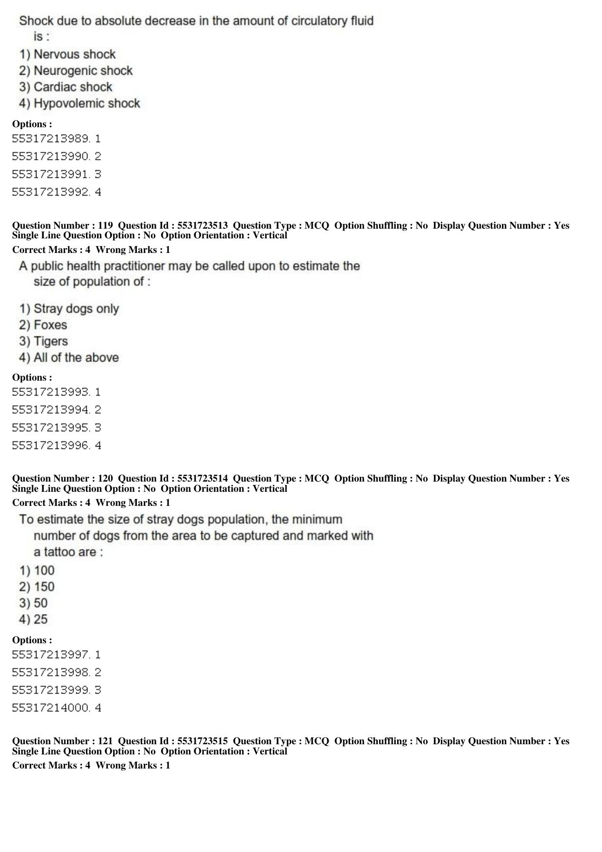 ICAR AIEEA PG 2019 VETERINARY SCIENCE Question Paper - Page 39