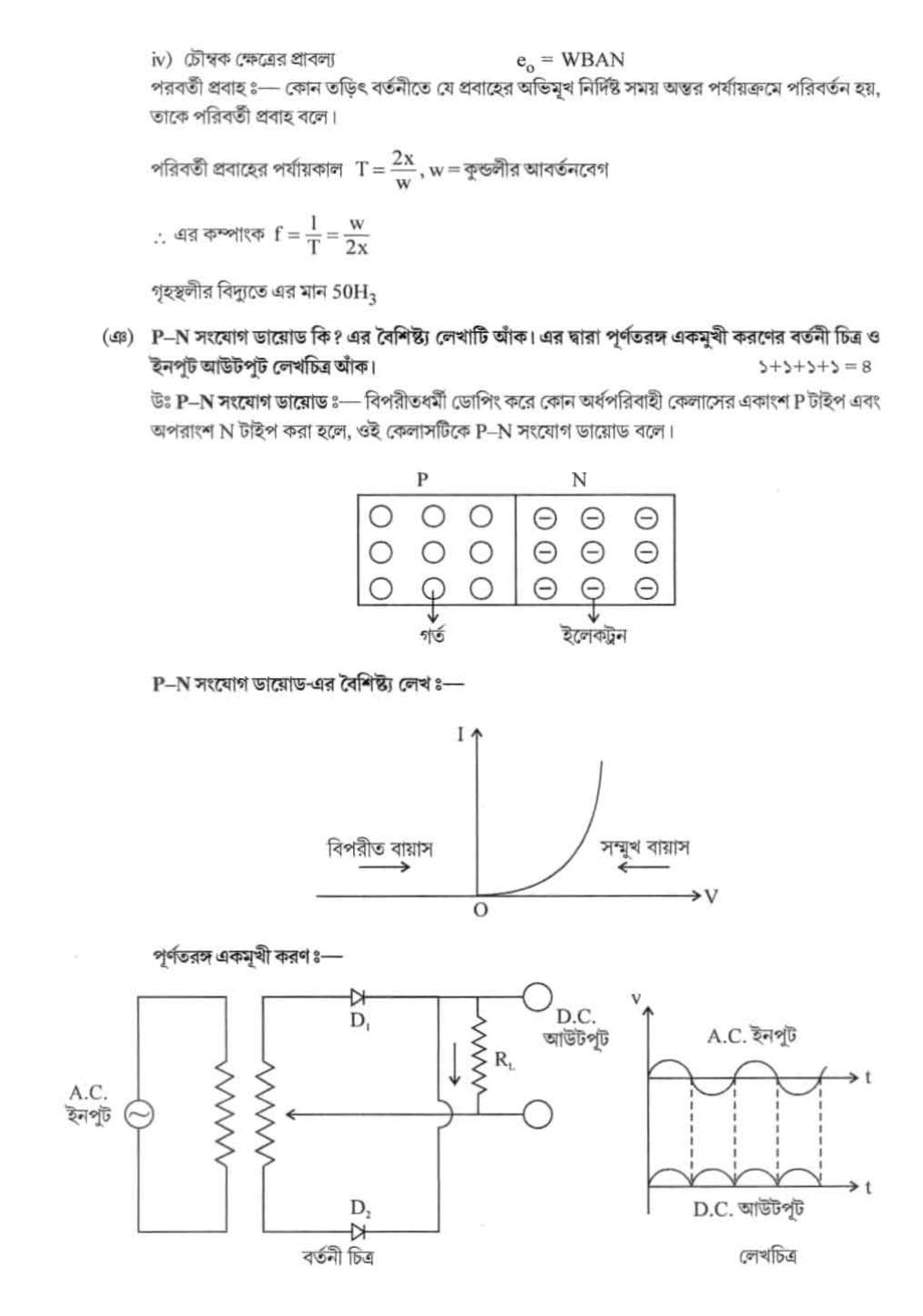 West Bengal Board Class 12 Physics 2020 Question Paper - Page 12