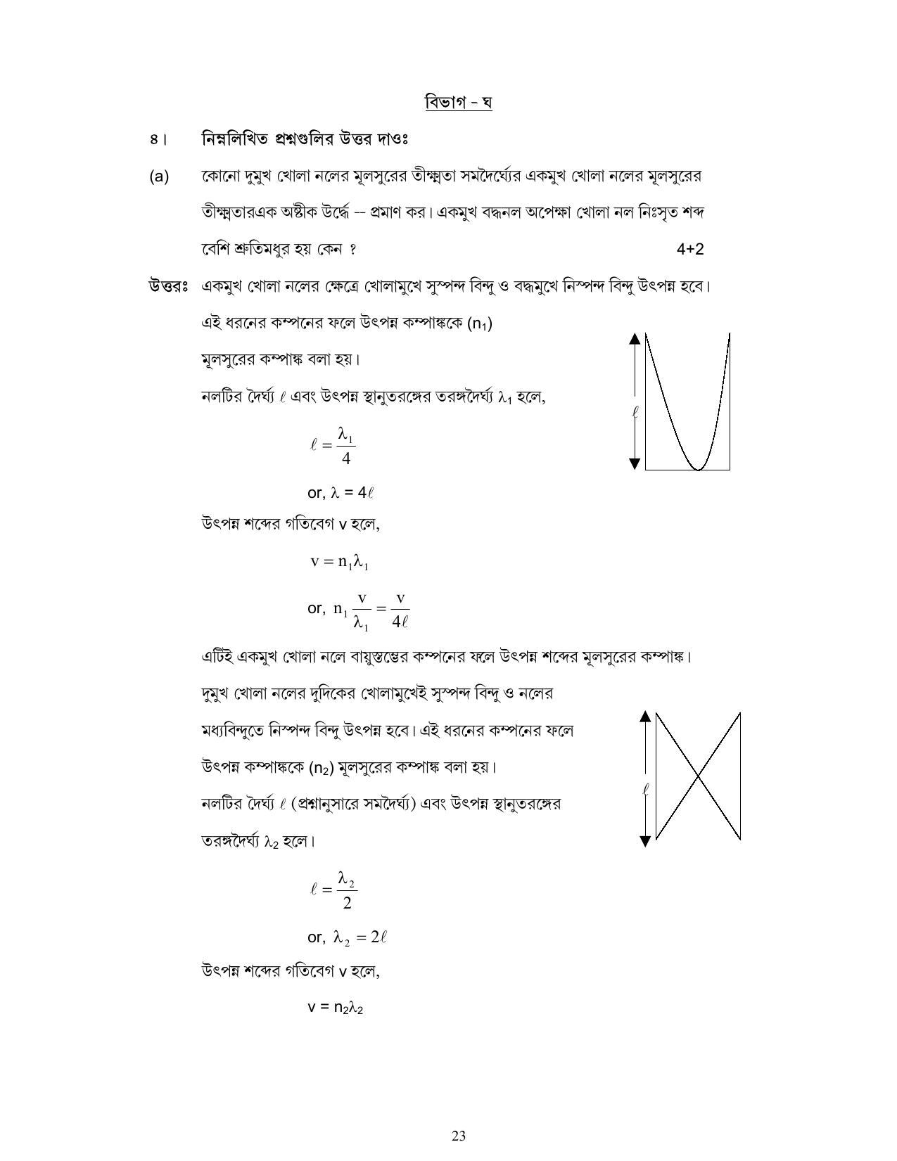 West Bengal Board Class 12 Physics 2020 Question Paper - Page 58