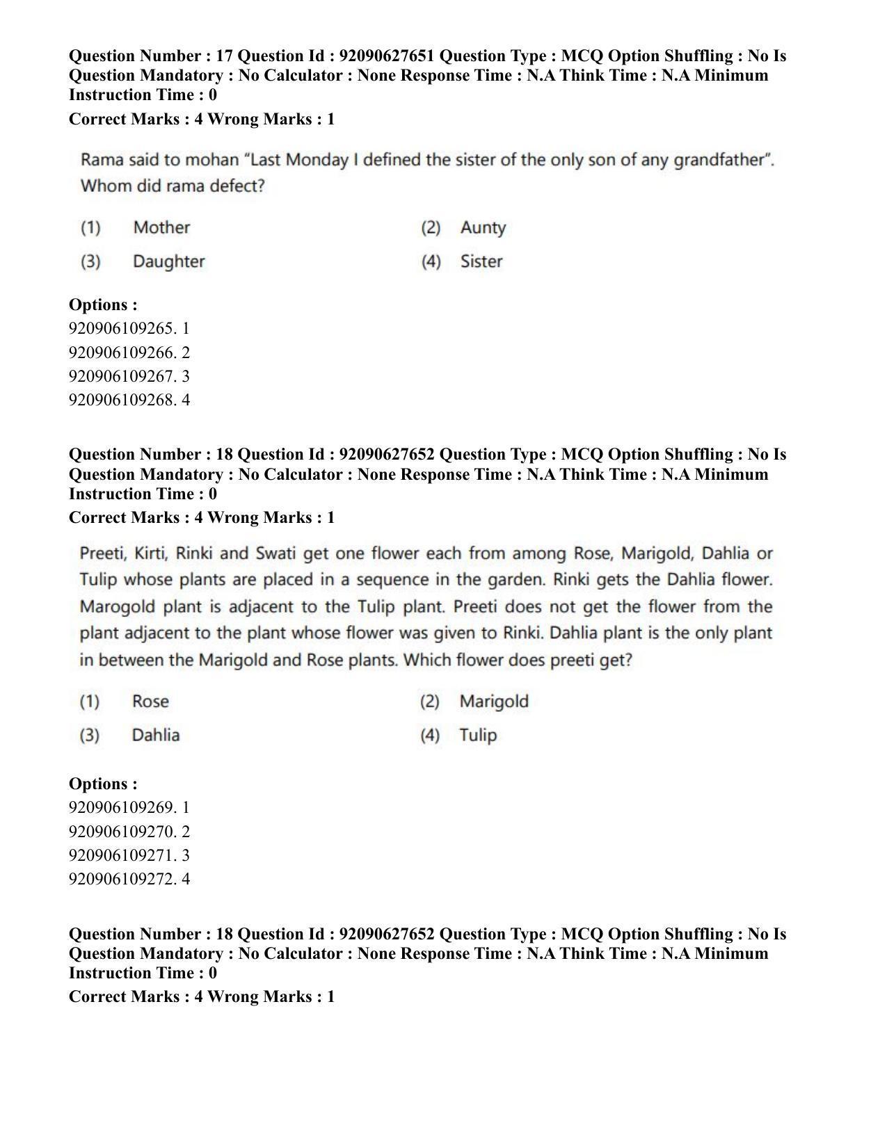 CUET PG 2023: SCQP02 – Agro-forestry (Eng) - Shift 1 (26-06-2023) Question Paper - Page 20