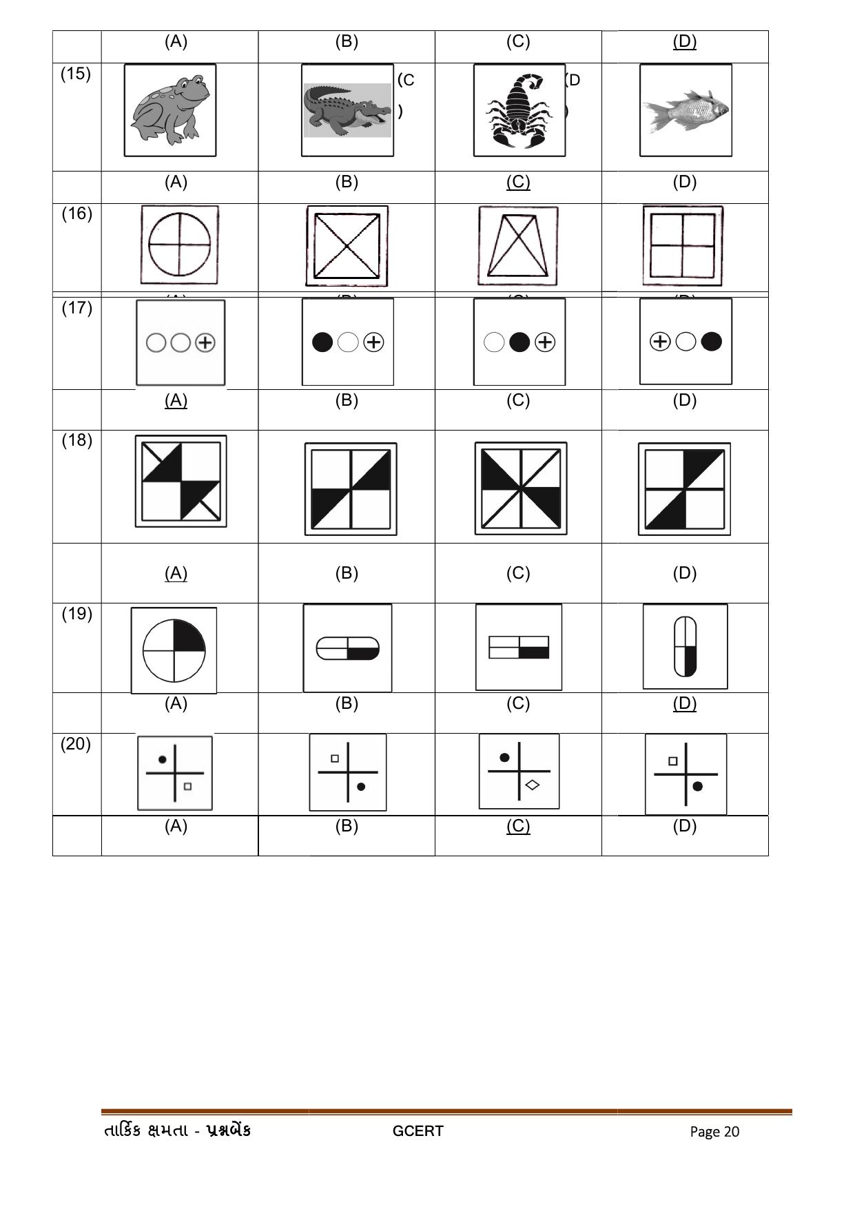 Gujarat Board Class Question Paper - Maths 2 - Page 20