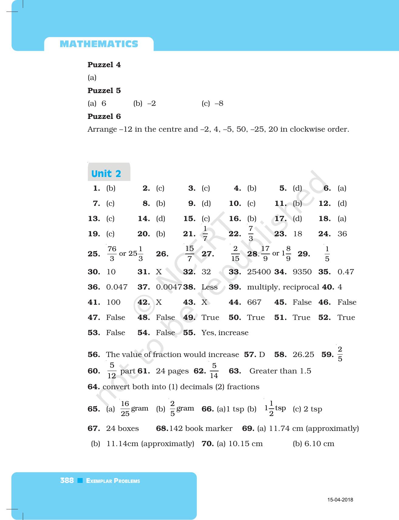 NCERT Exemplar Class 7: Mathematics Answers - Page 4