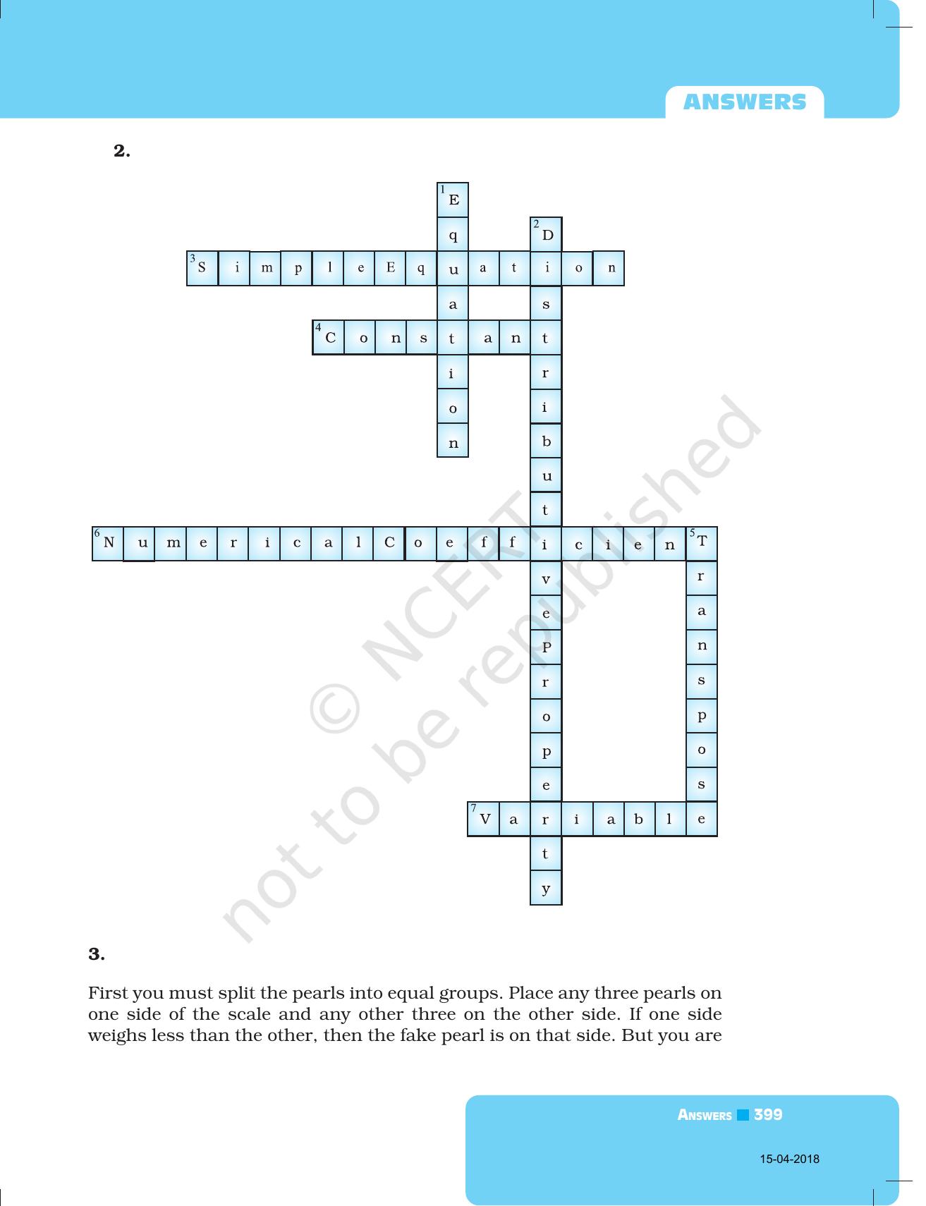 NCERT Exemplar Class 7: Mathematics Answers - Page 15