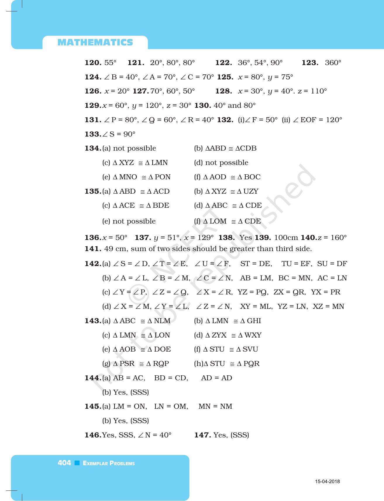 NCERT Exemplar Class 7: Mathematics Answers - Page 20