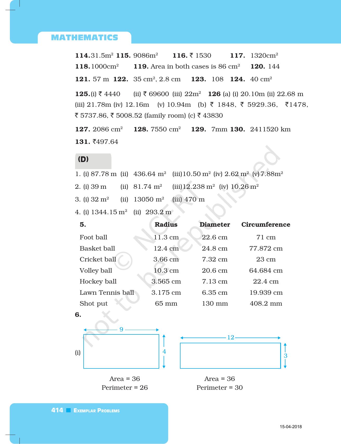 NCERT Exemplar Class 7: Mathematics Answers - Page 30