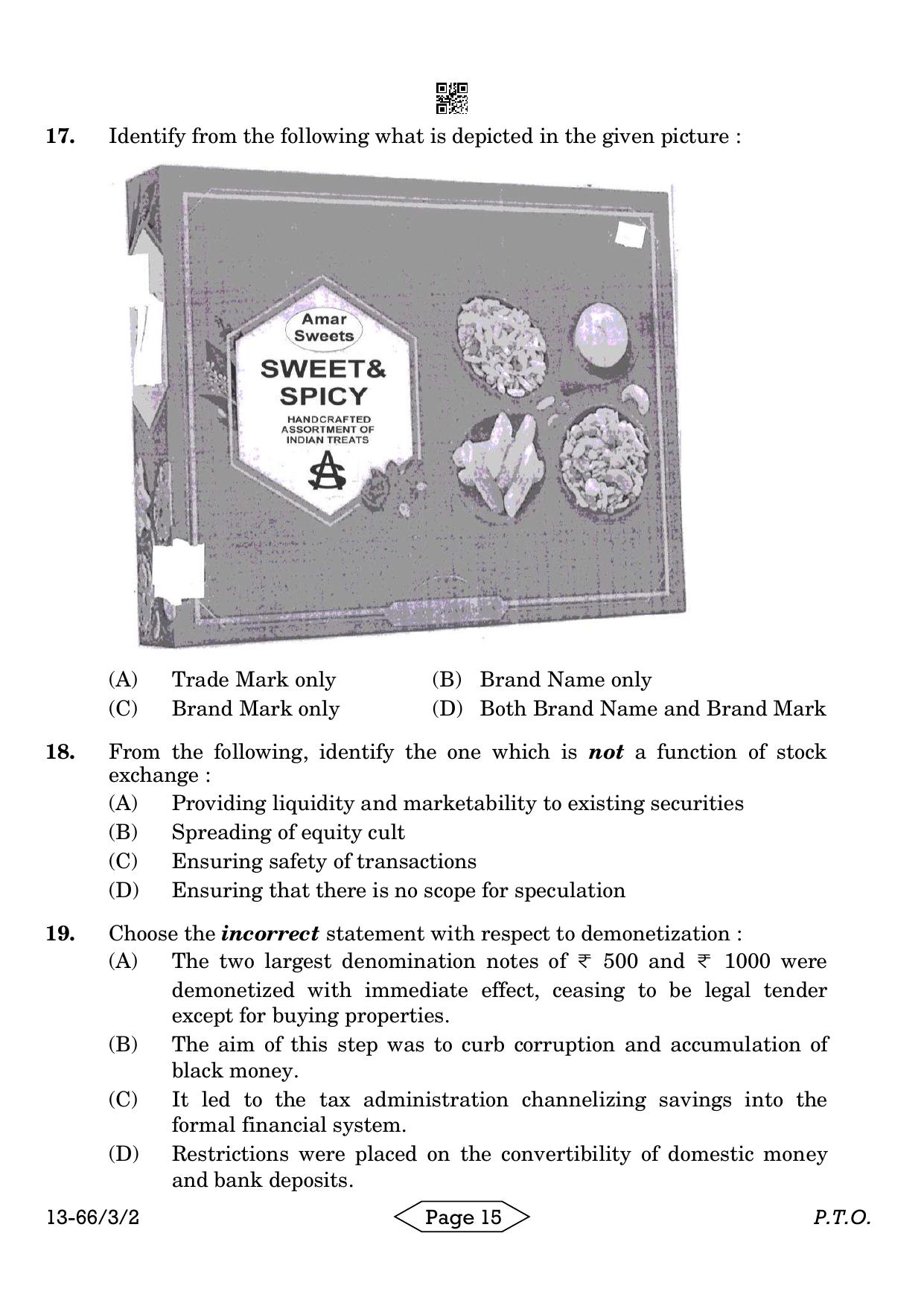 CBSE Class 12 3-2 Bussiness Studies 2024 Question Paper - Page 15