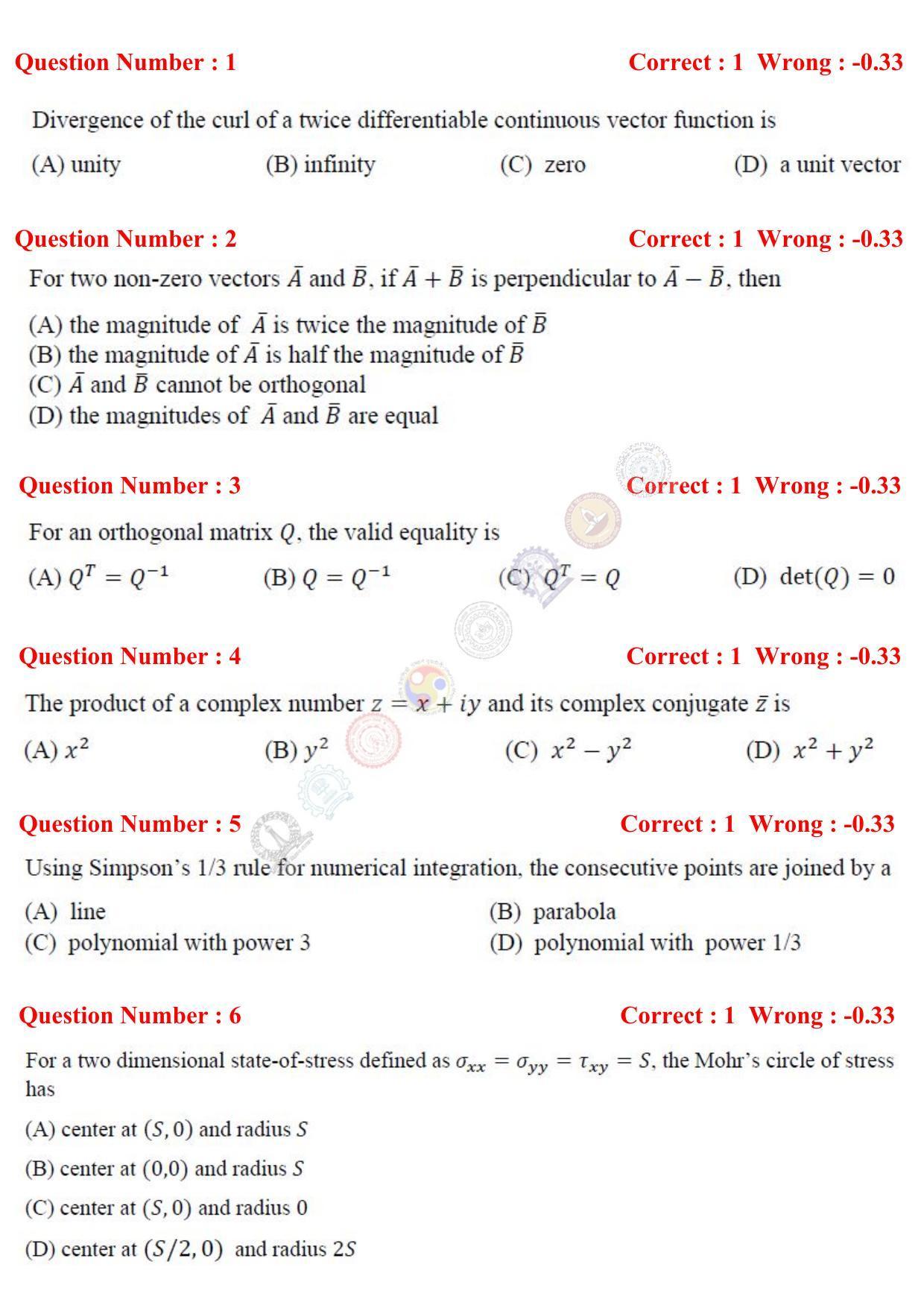 GATE 2017 Production and Industrial Engineering (PI) Question Paper with Answer Key - Page 2