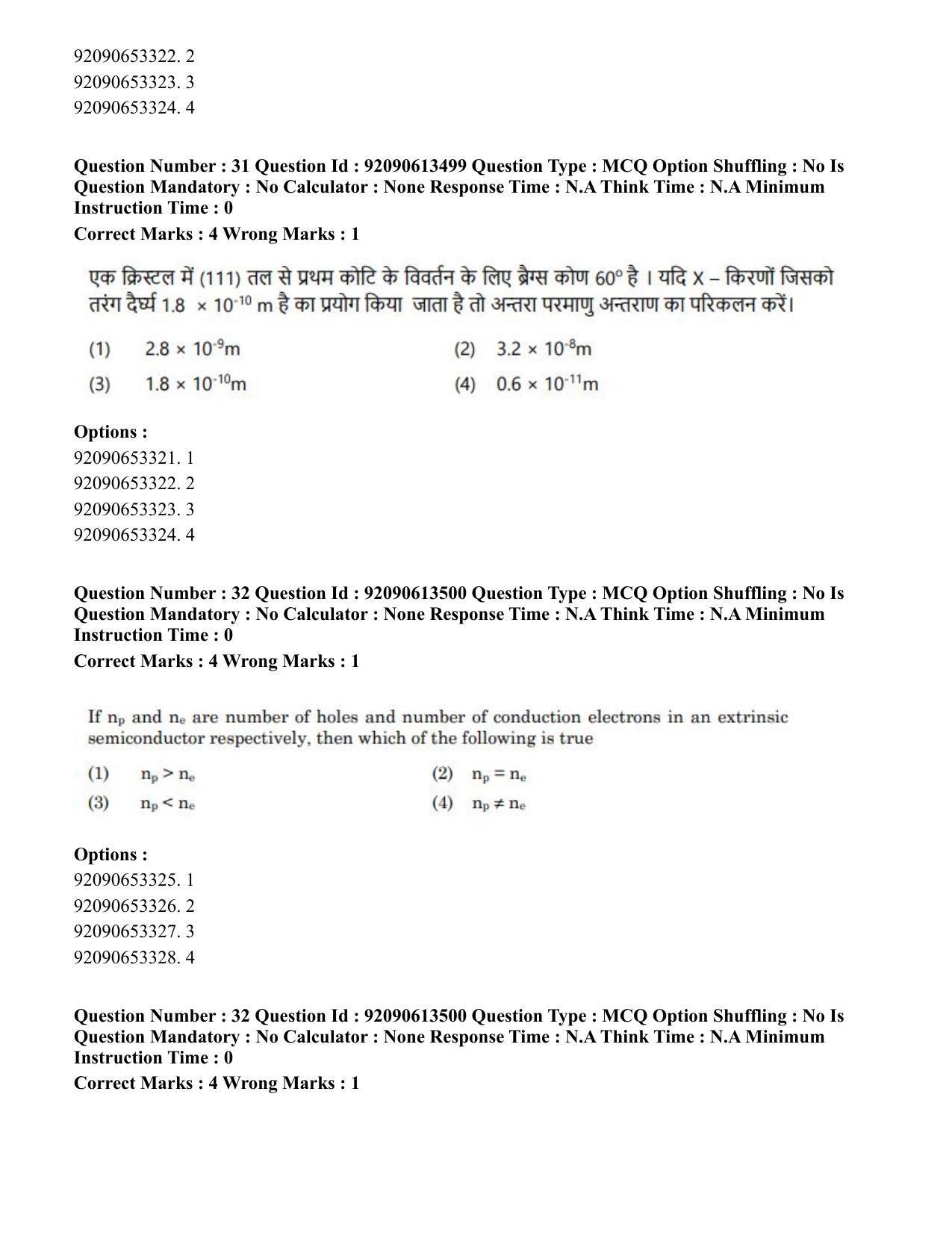 CUET PG 2023: SCQP18 – Material Science and Technology Eng-Shift 1 (12-06-2023) Question Paper - Page 31