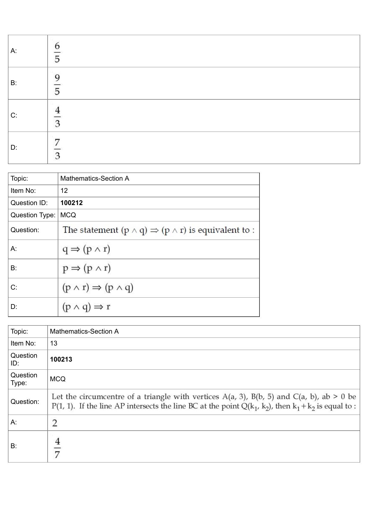 JEE Mains 2022: BTech English (Shift 1) 29-07-2022 Question Paper - Page 6