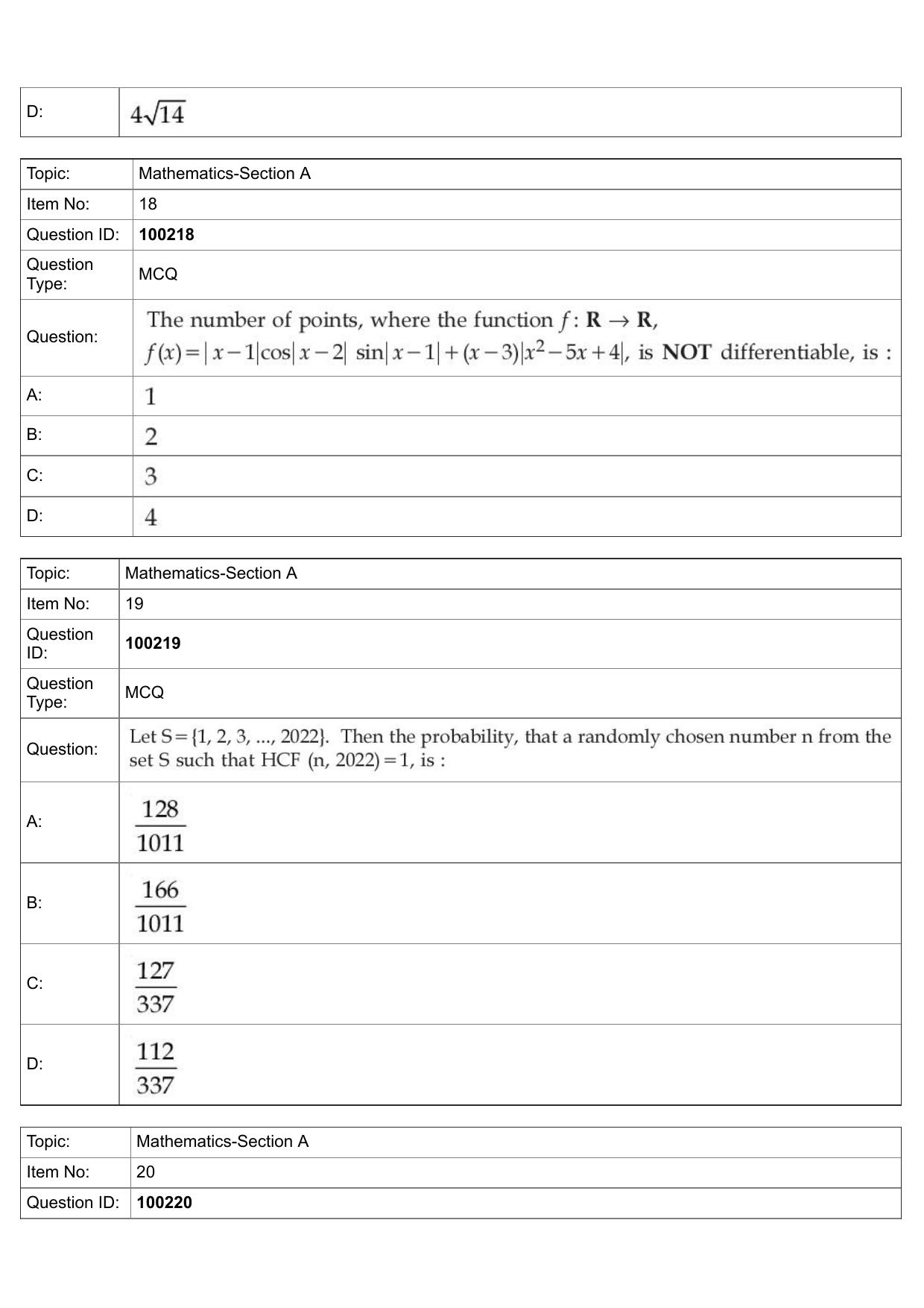 JEE Mains 2022: BTech English (Shift 1) 29-07-2022 Question Paper - Page 9