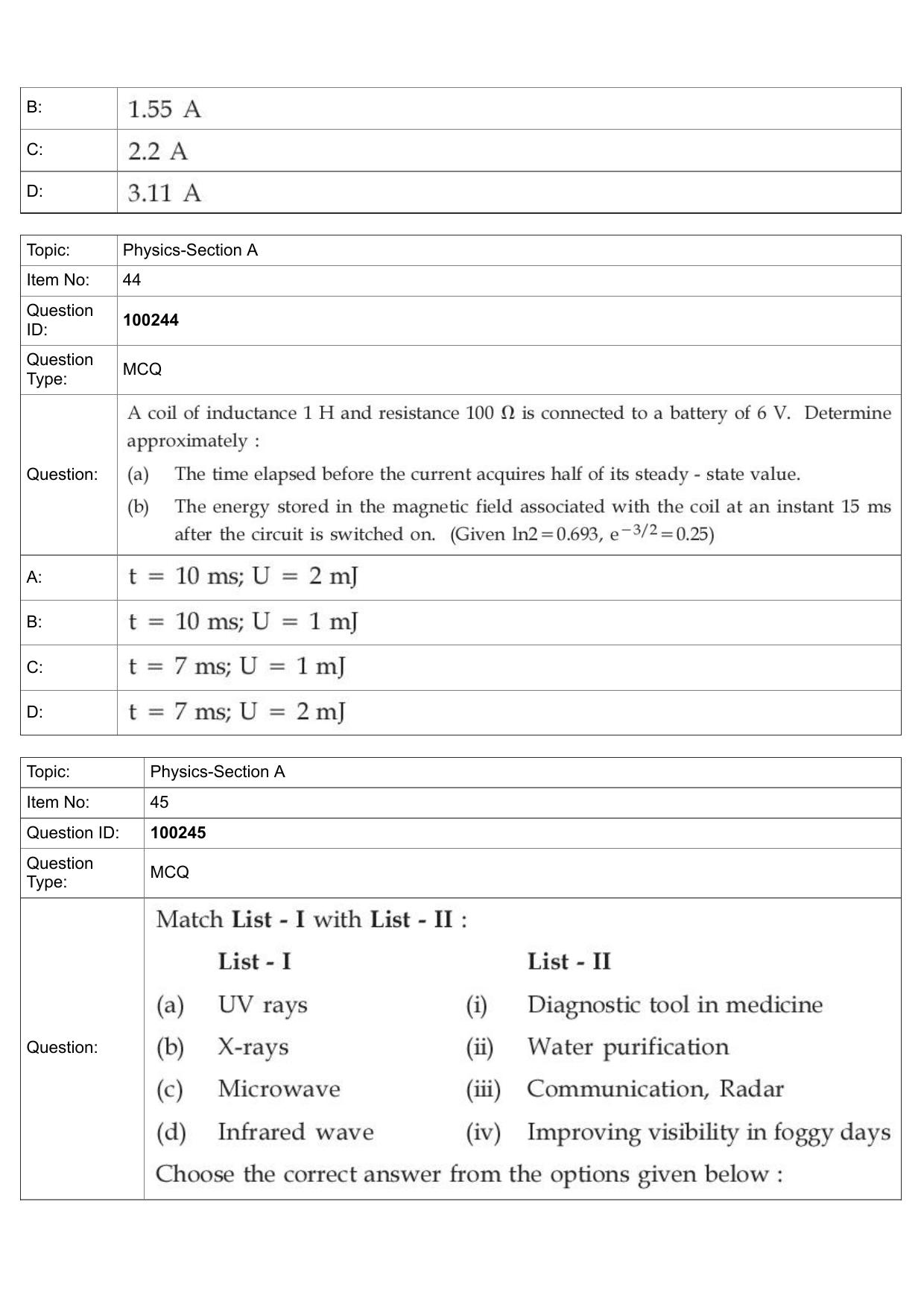 JEE Mains 2022: BTech English (Shift 1) 29-07-2022 Question Paper - Page 20