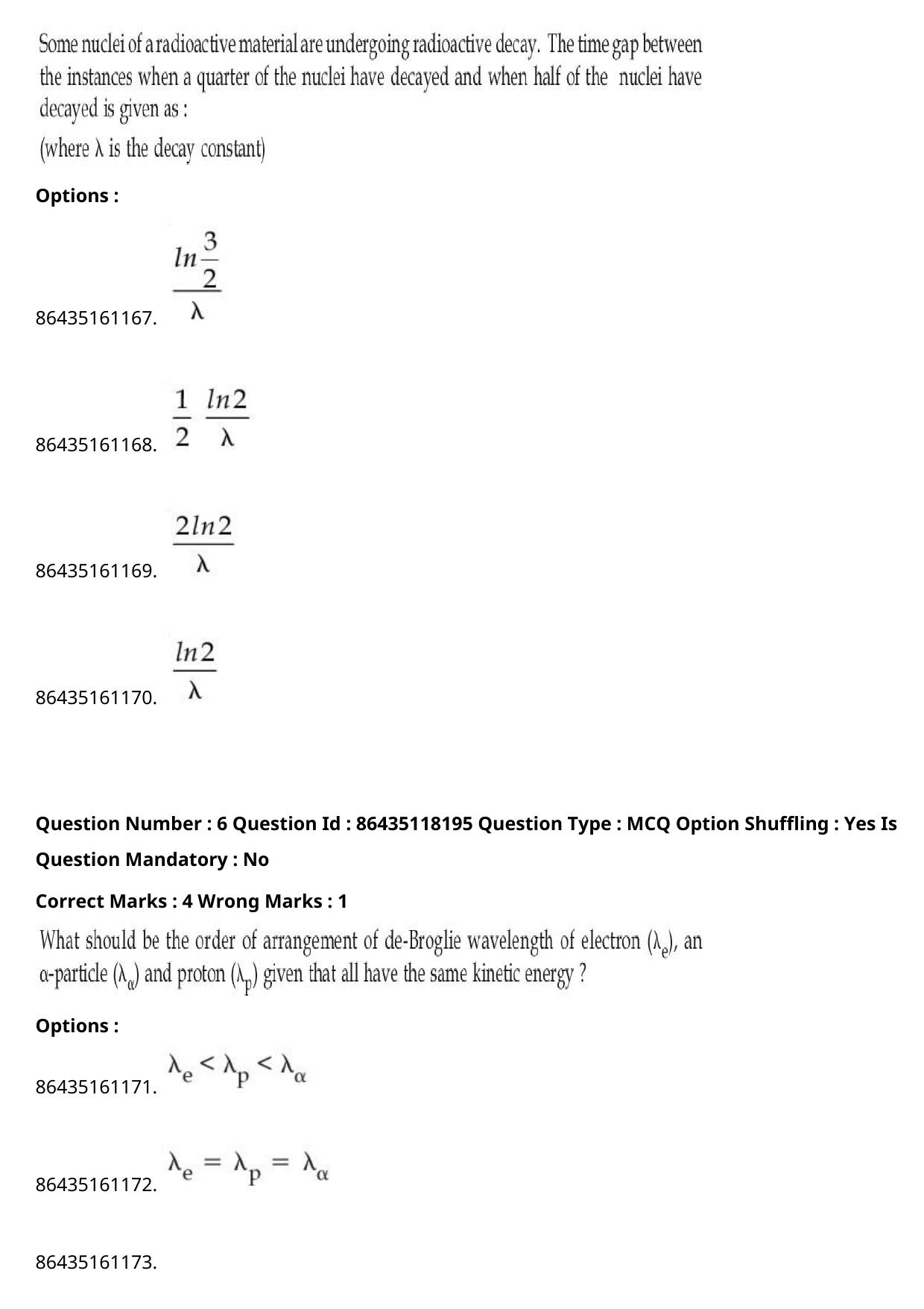 JEE Mains 2021: BTech (Shift 1) 25-07-2021 Question Paper - Page 5